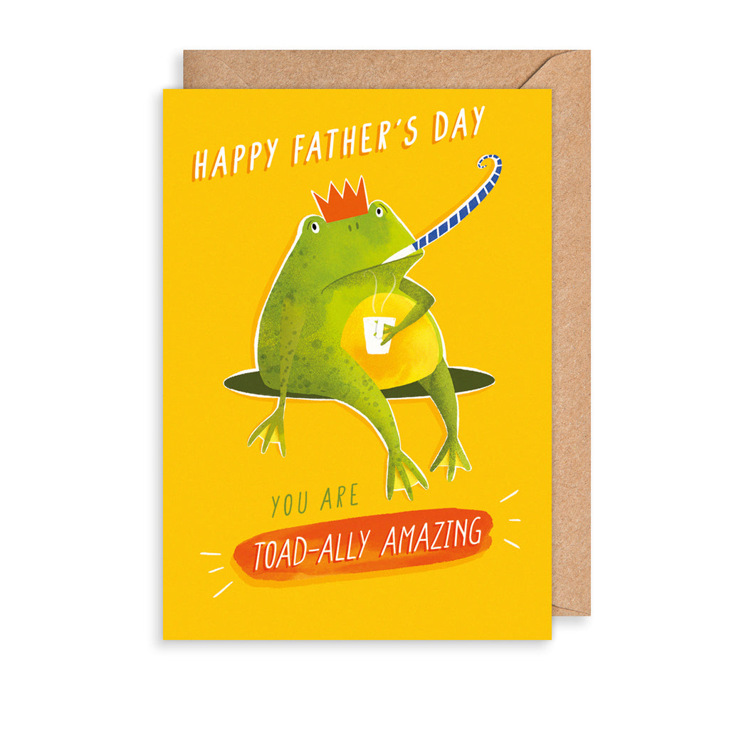 Toad-ally Amazing Greetings Card The Art File