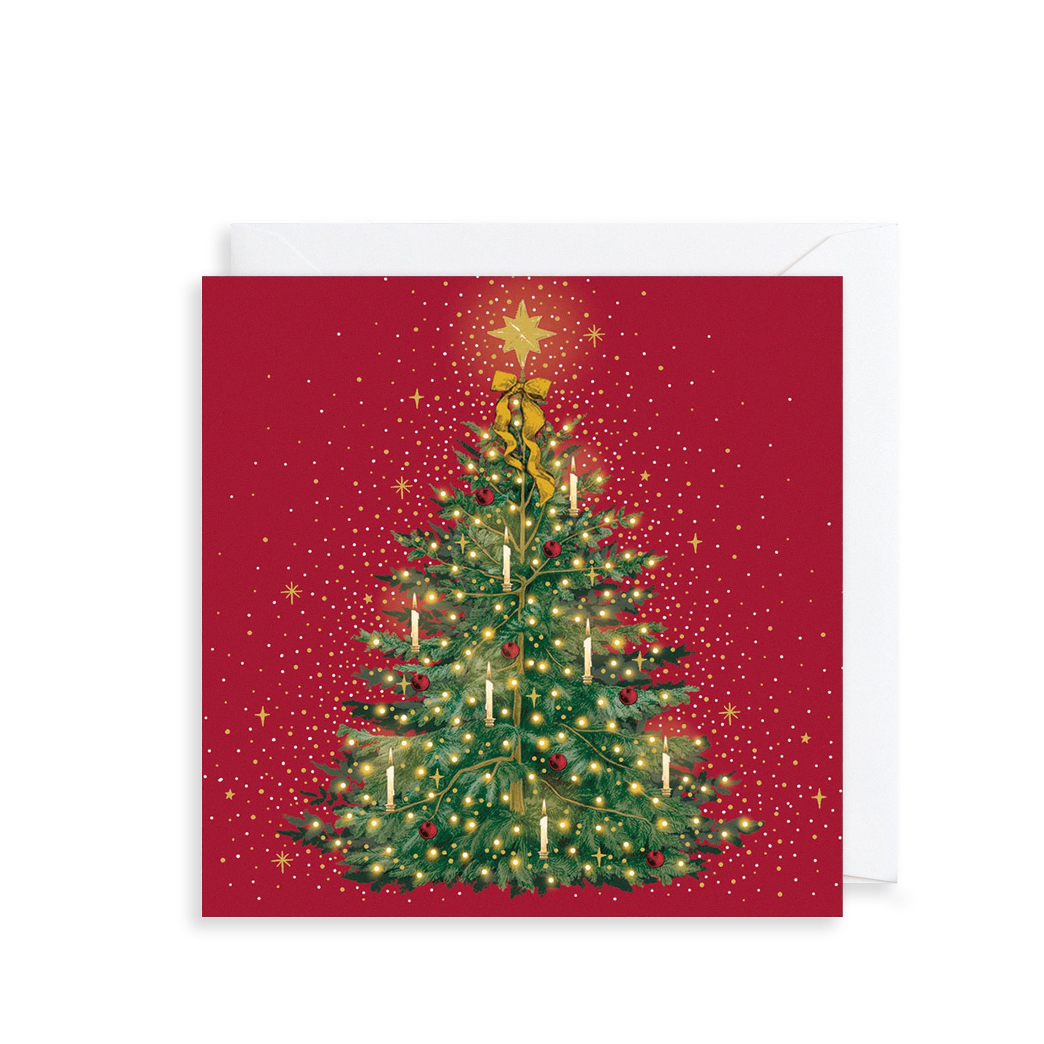 Traditional Tree, 8 Luxury Christmas Cards