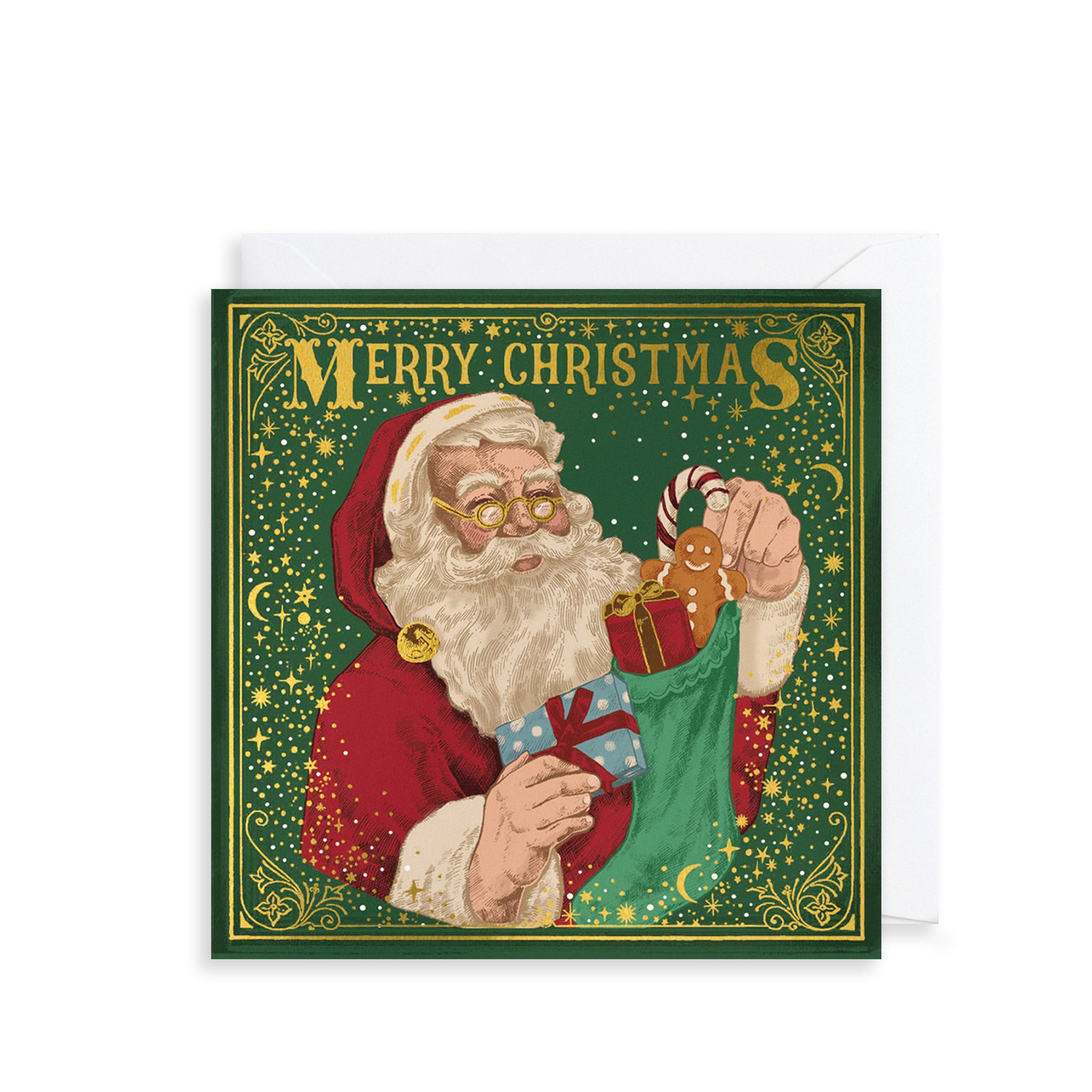 Santa Claus, 8 Luxury Christmas Cards
