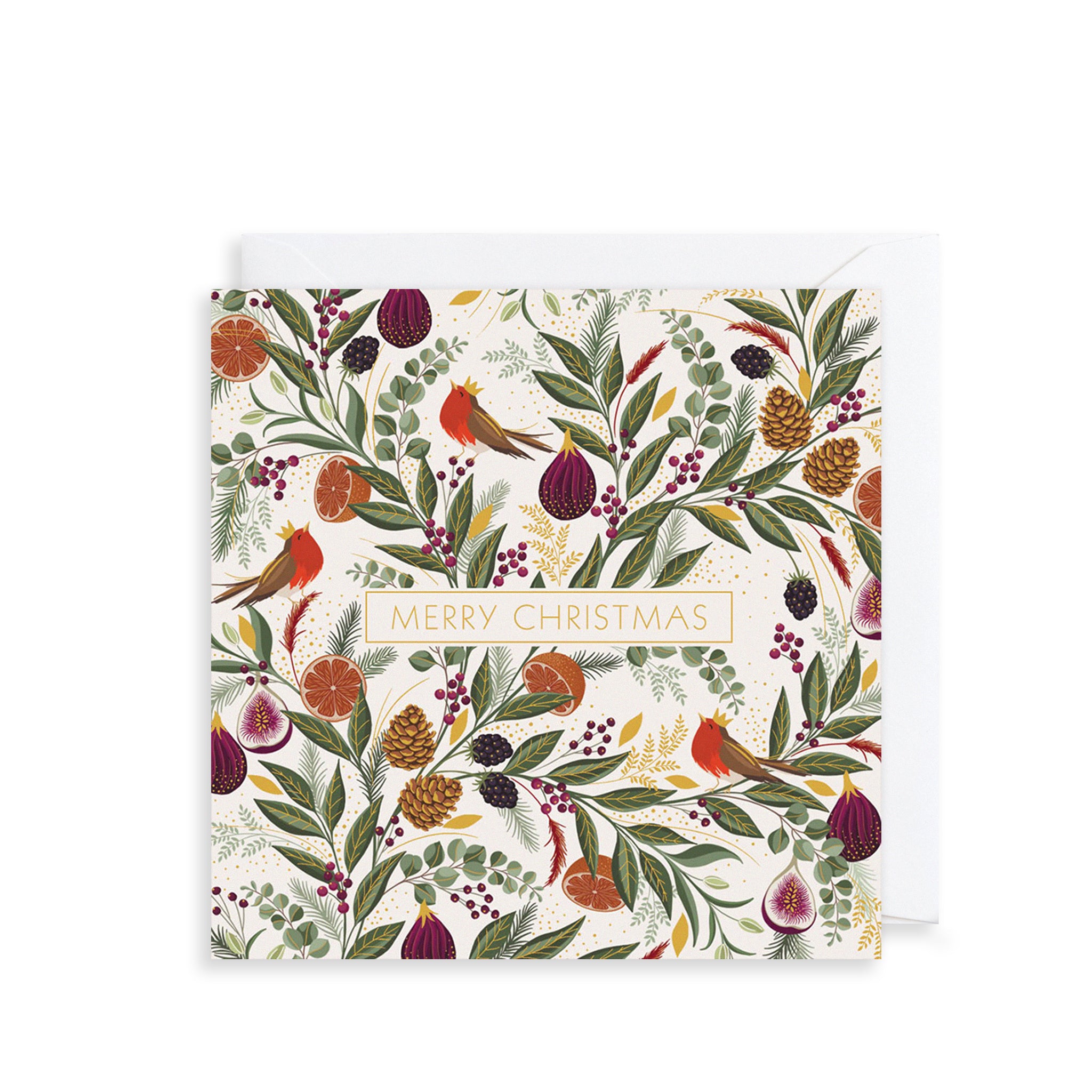 Christmas Fruits, 8 Luxury Christmas Cards