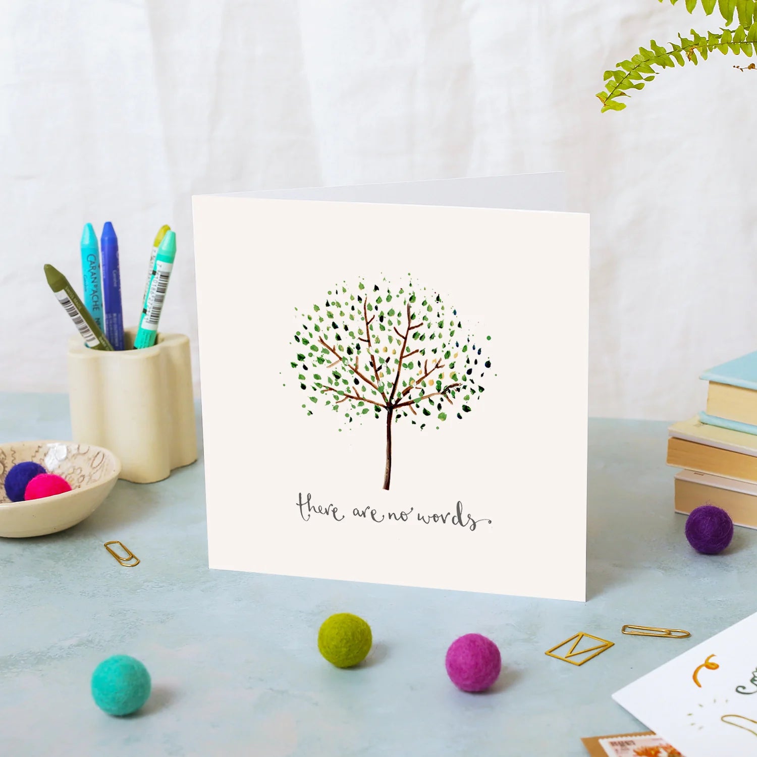 There Are No Words Tree Sympathy Card