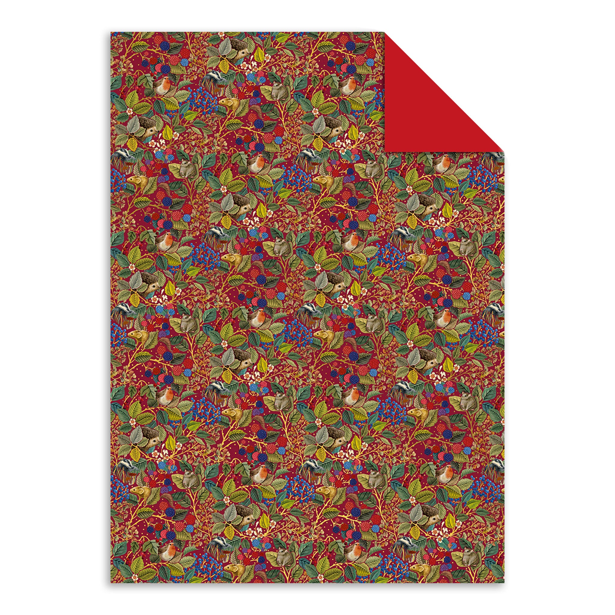 Woodland Creatures Luxury Christmas Gift Wrap
