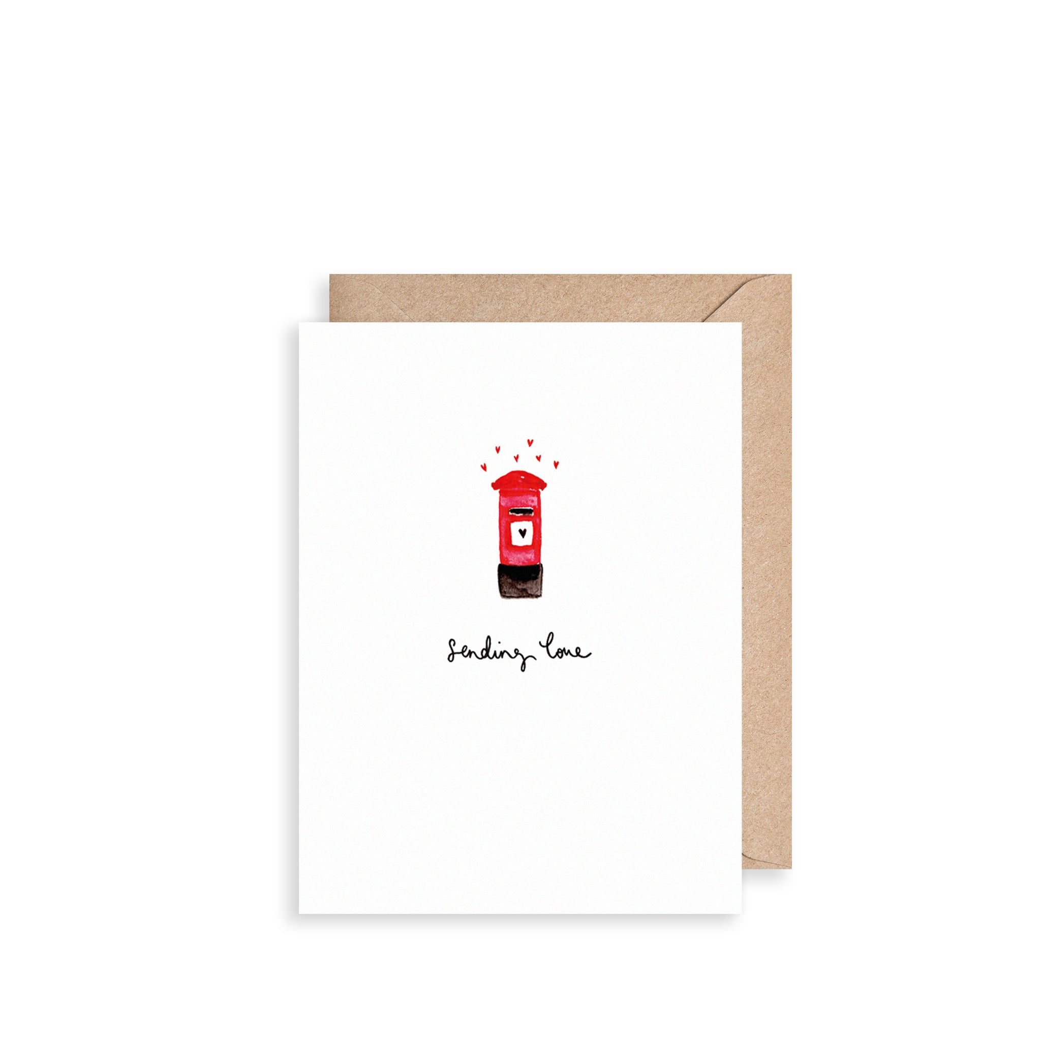 Postbox Sending Love Mini Card
