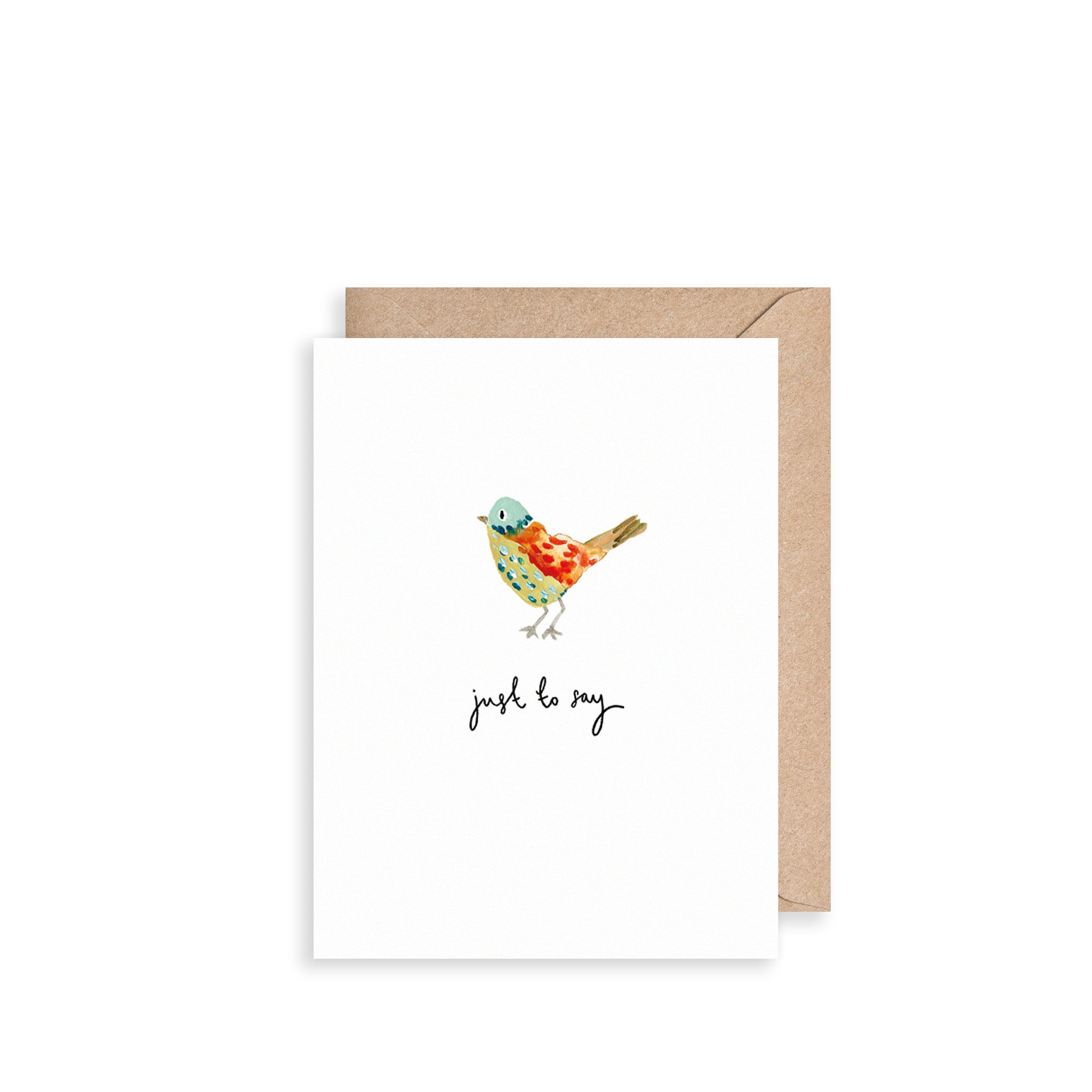 Bird Just To Say Mini Card