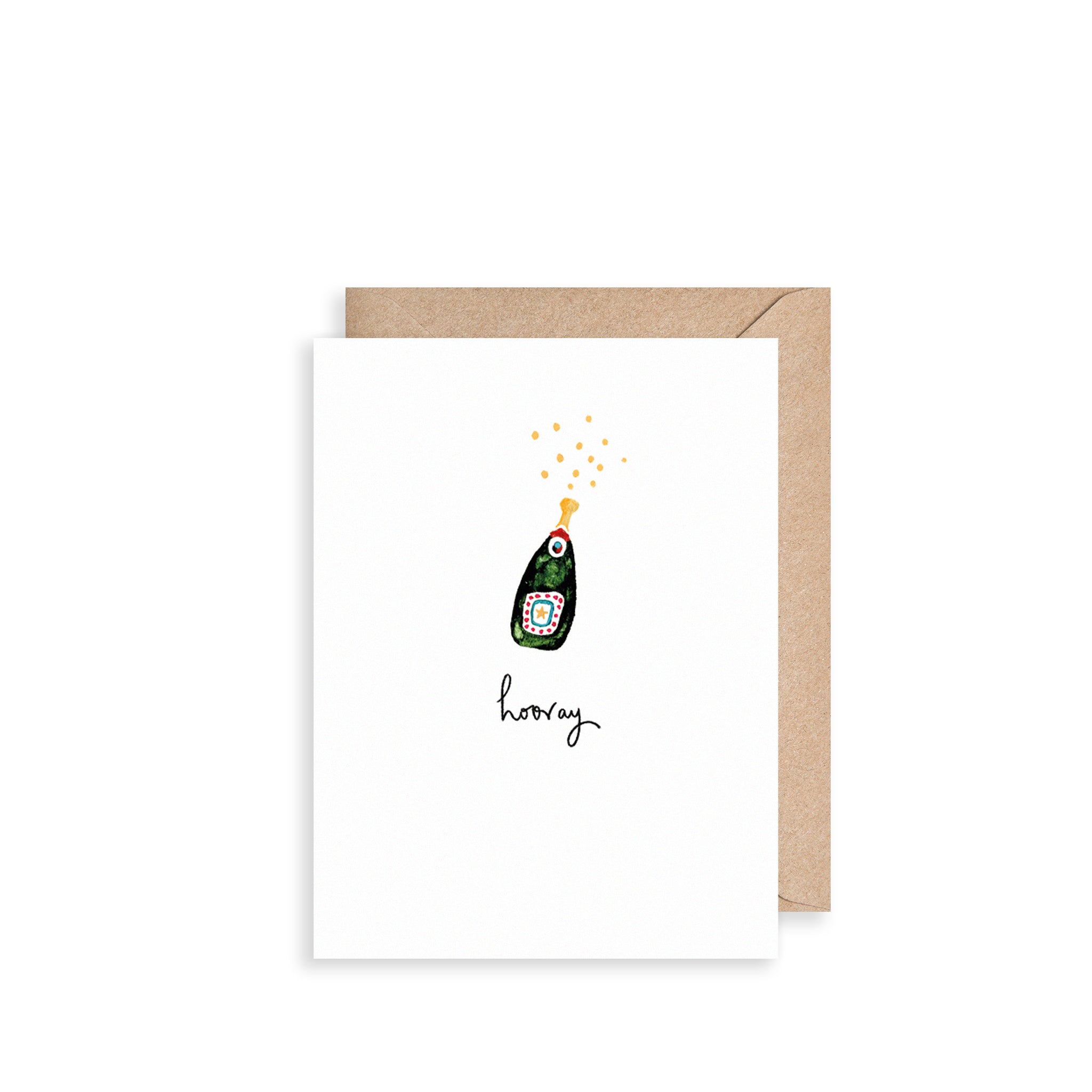 Champagne Hooray Mini Card