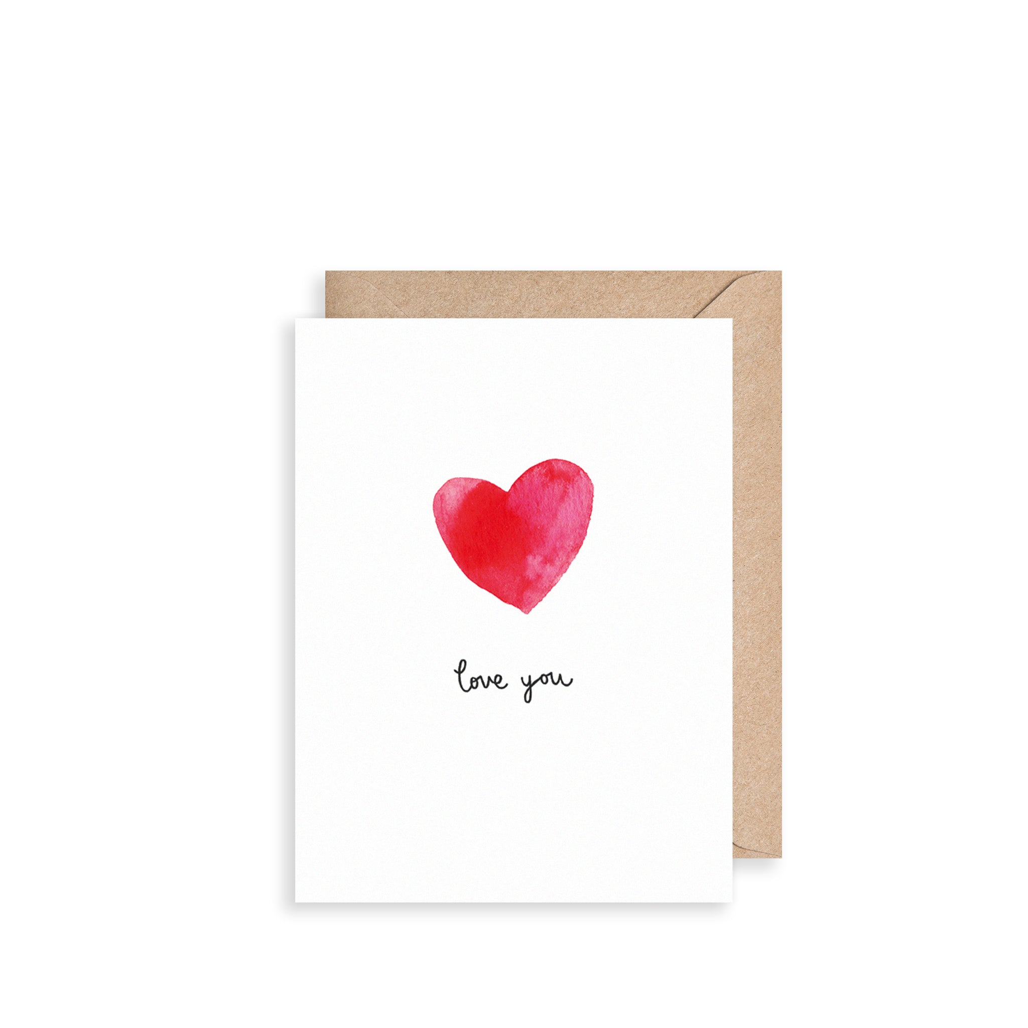 Heart Love You Mini Card