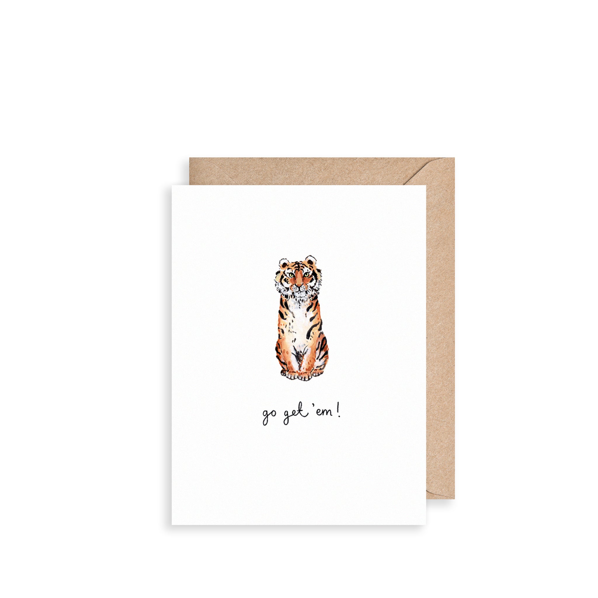 Go Get 'Em Tiger Mini Card