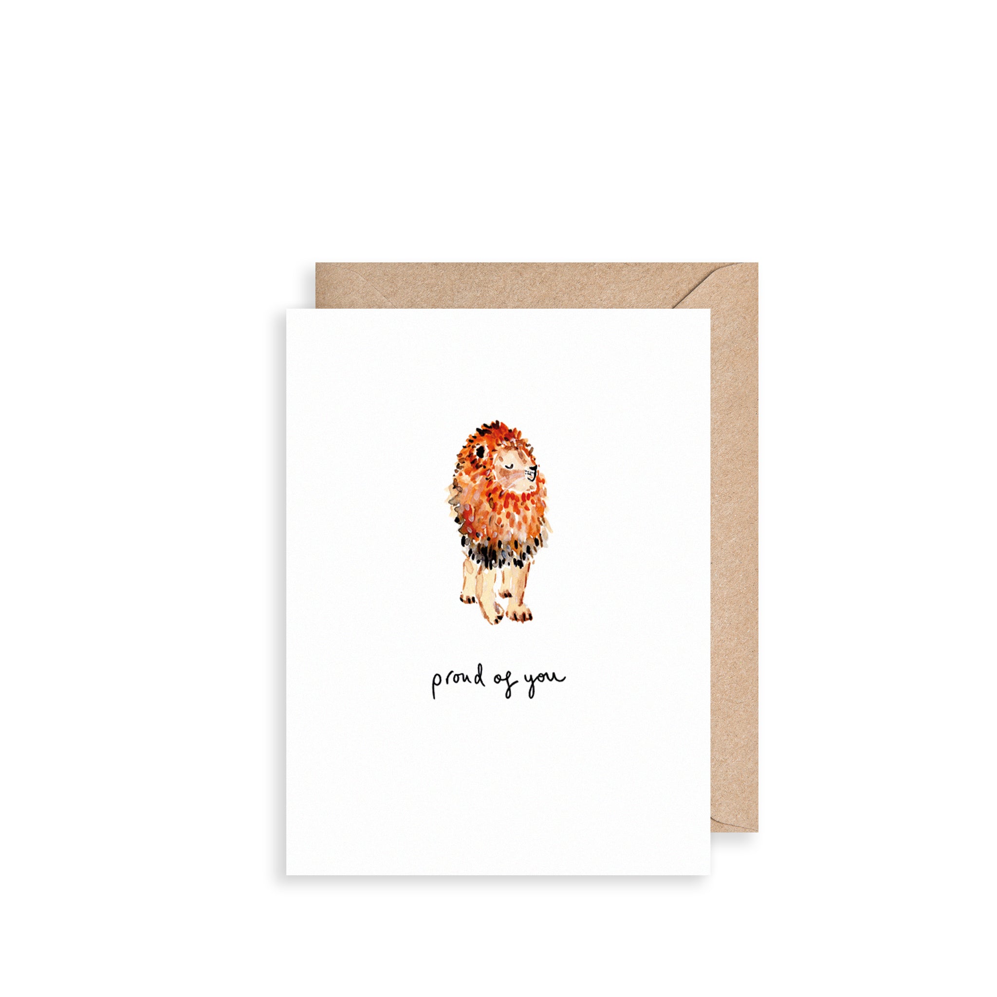 Lion Proud of You Mini Card