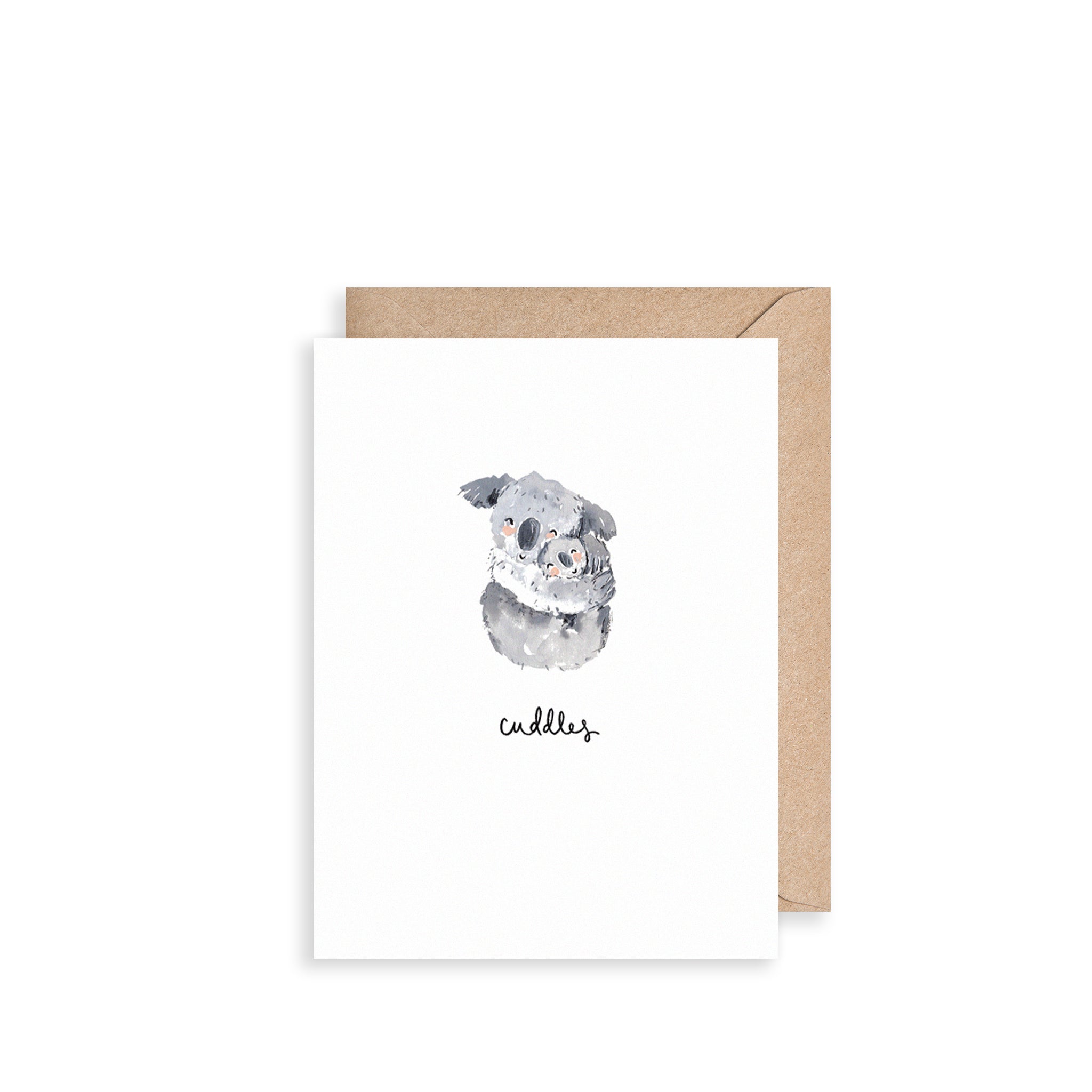 Koalas Cuddles Mini Card