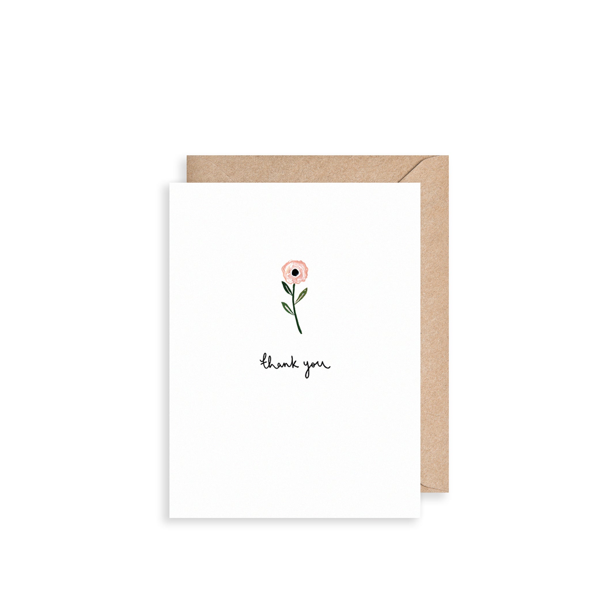 Flower Thank You Mini Card