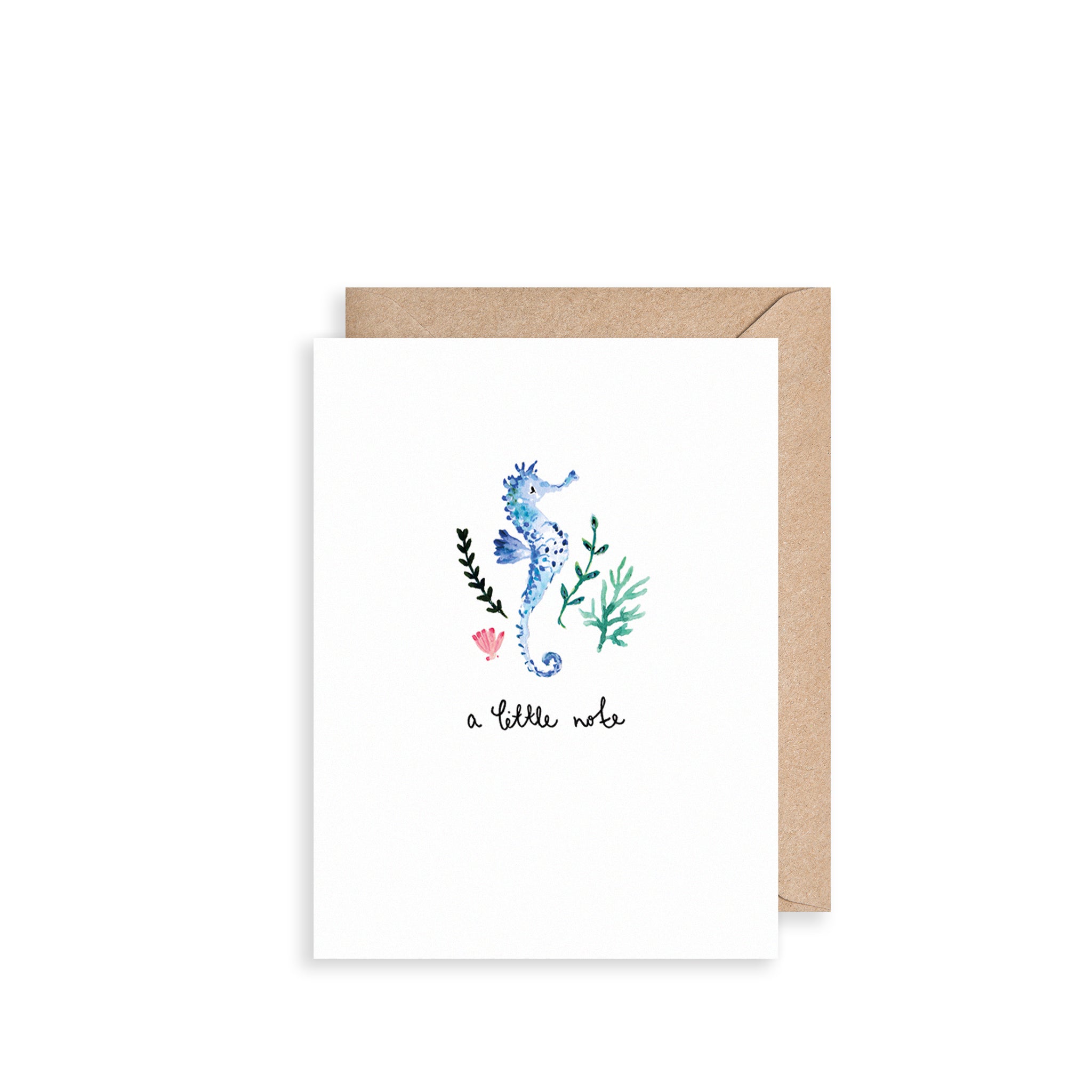 Seahorse A Little Note Mini Card