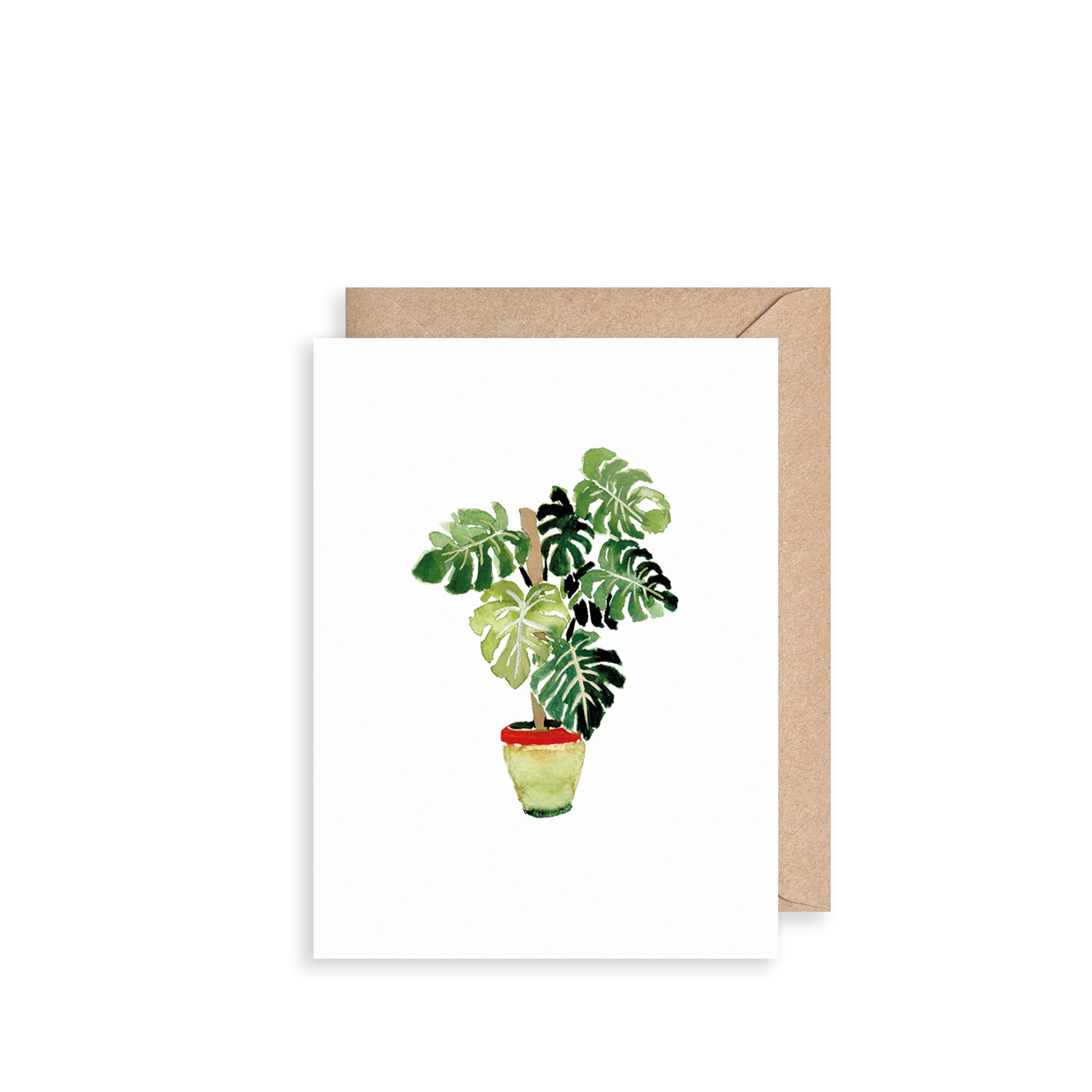 Monstera House Plant Mini Card