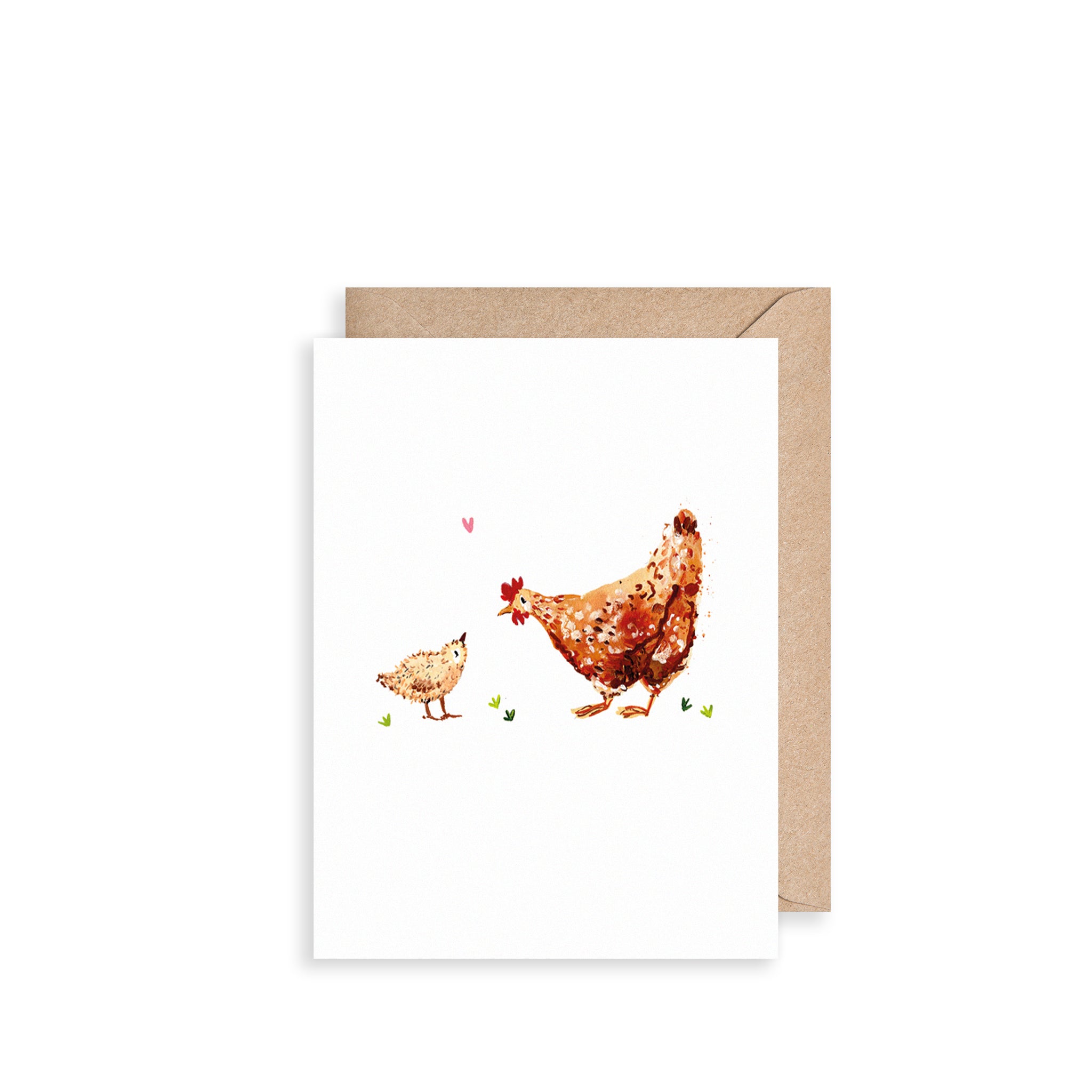 Chicken and Chick Mini Card