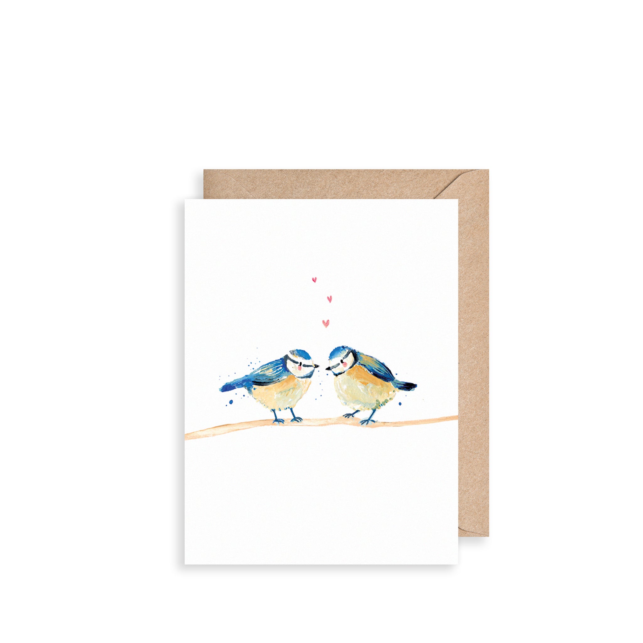 Blue Tit Couple Mini Card