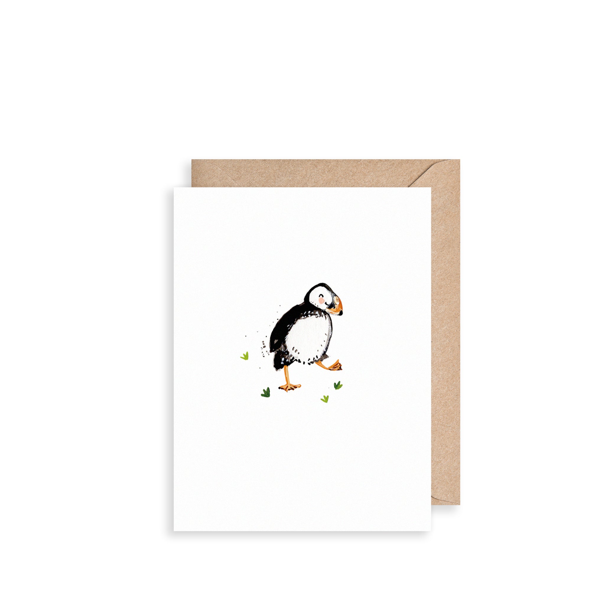 Happy Puffin Mini Card