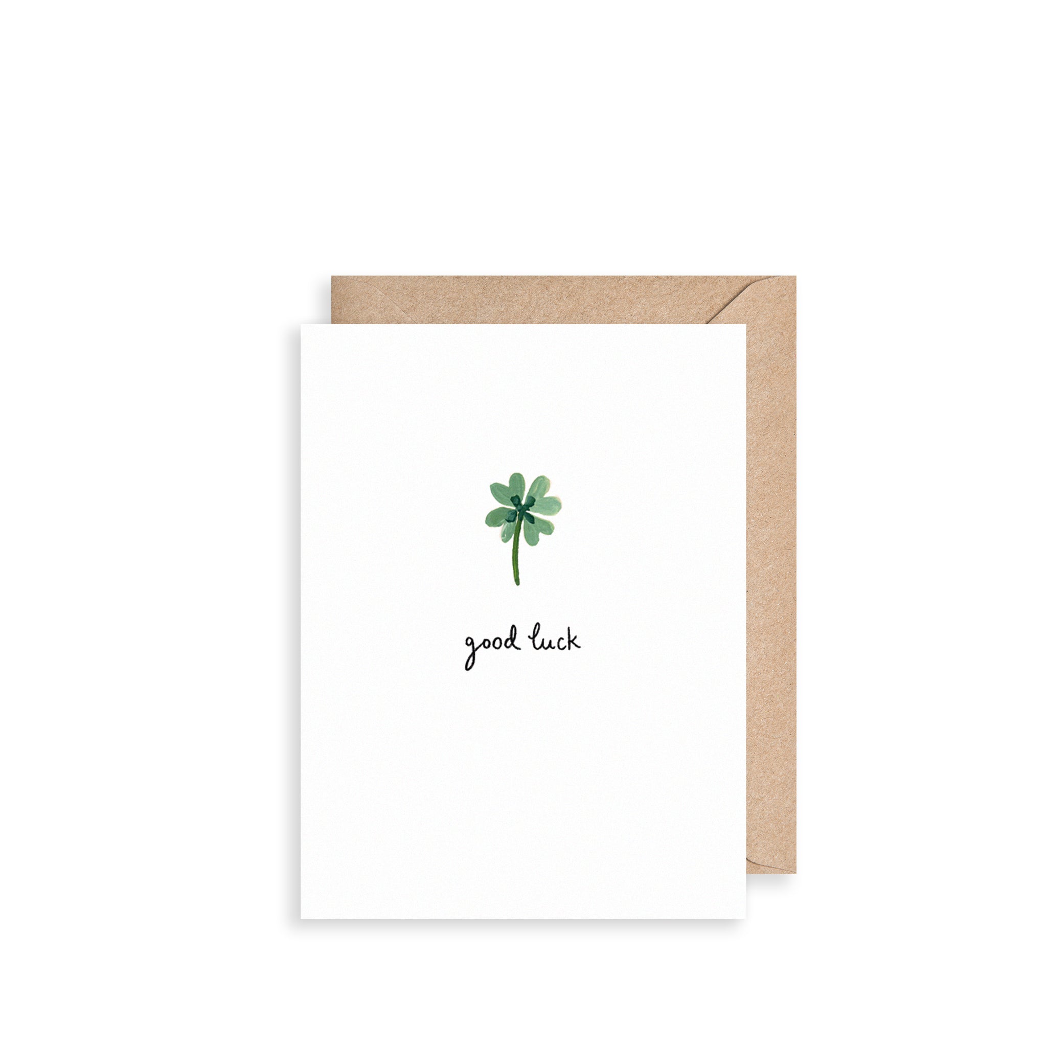 Good Luck Clover Mini Card