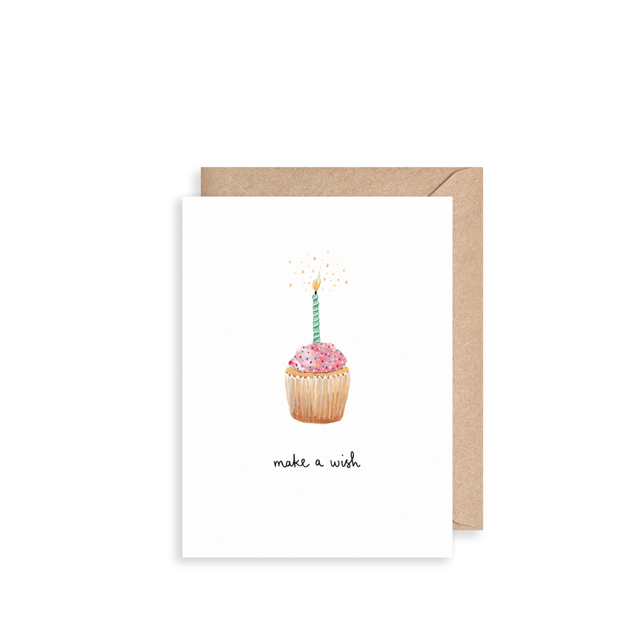 Make a Wish Cupcake Mini Card