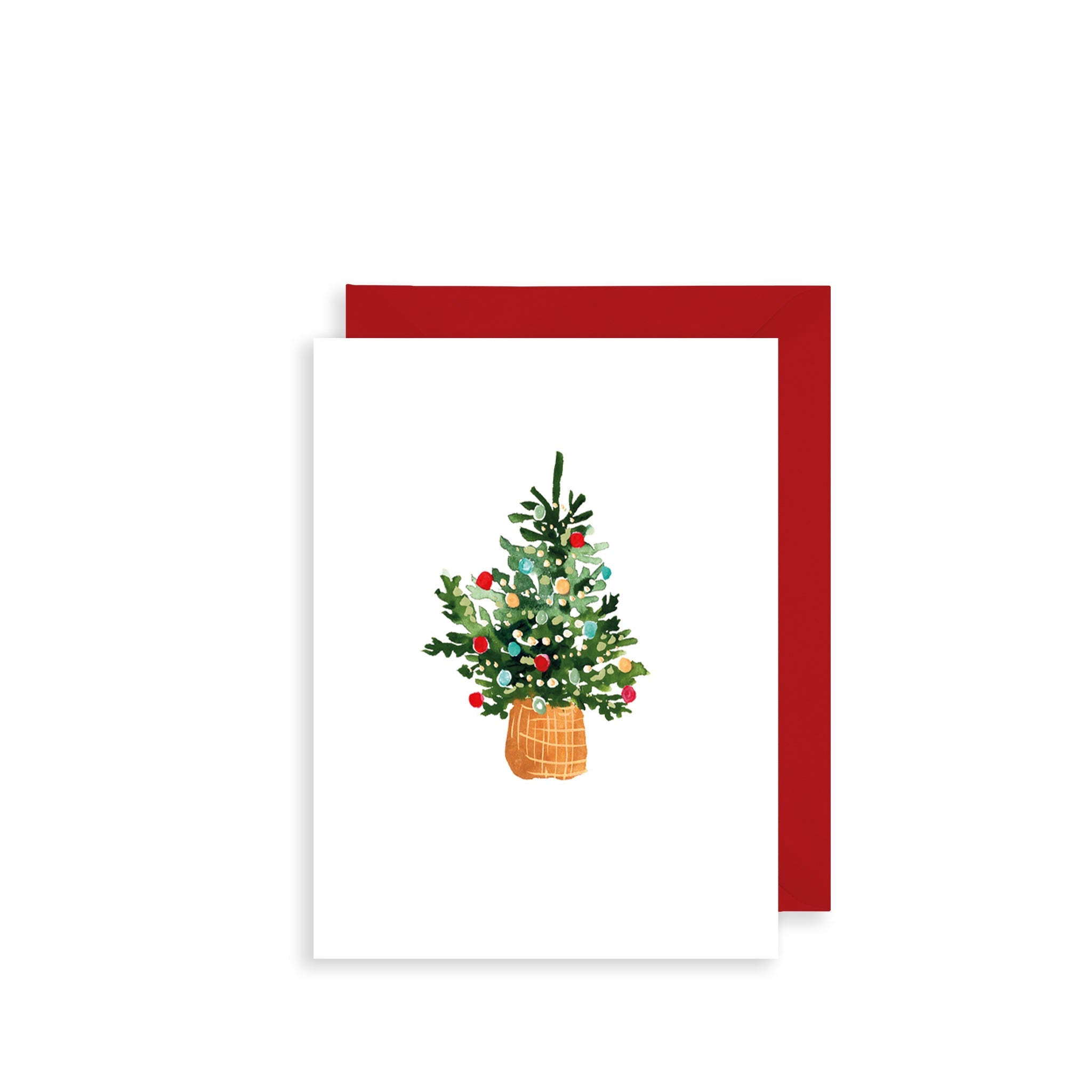 Christmas Tree Bijou Mini Christmas Card