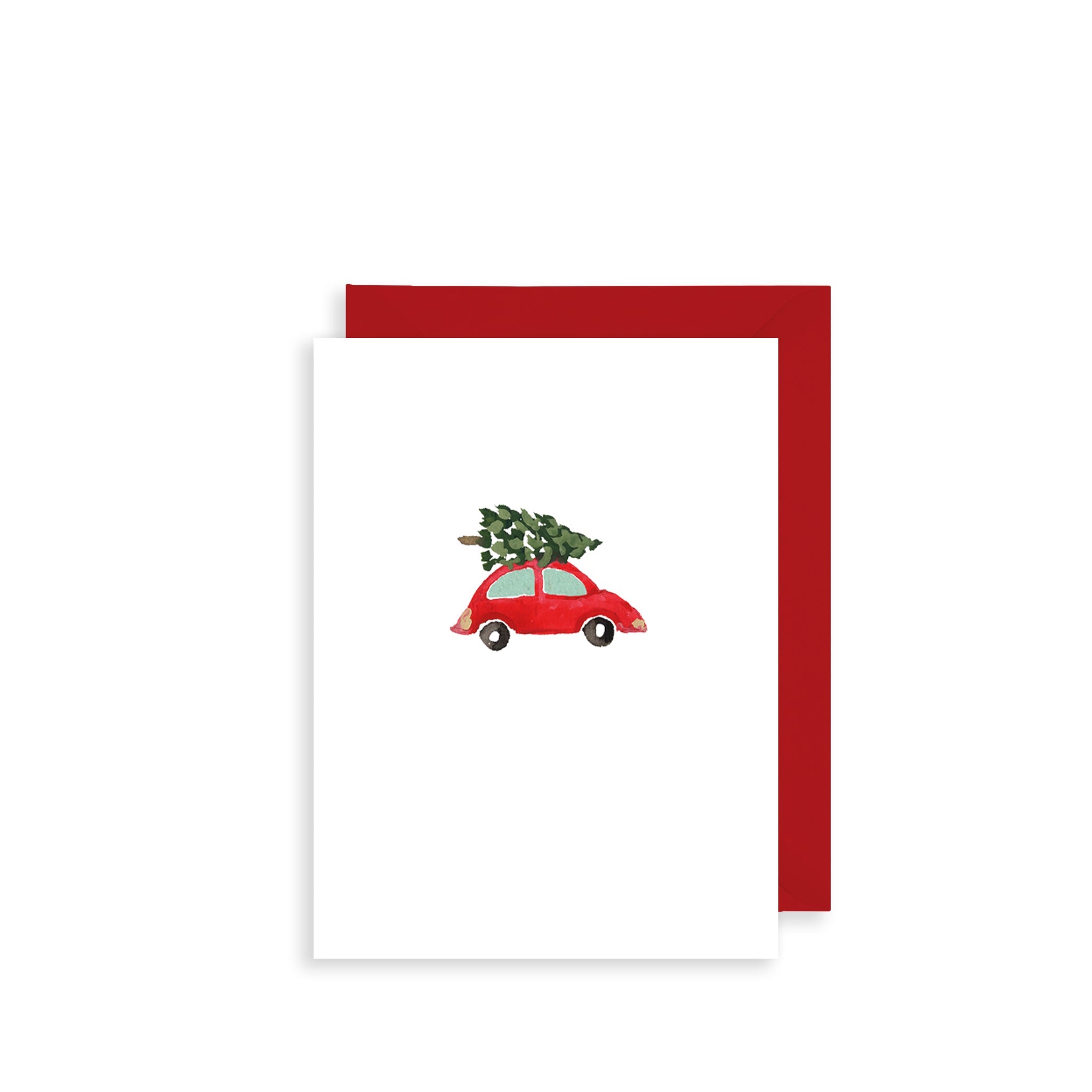 Christmas Car Bijou Mini Christmas Card