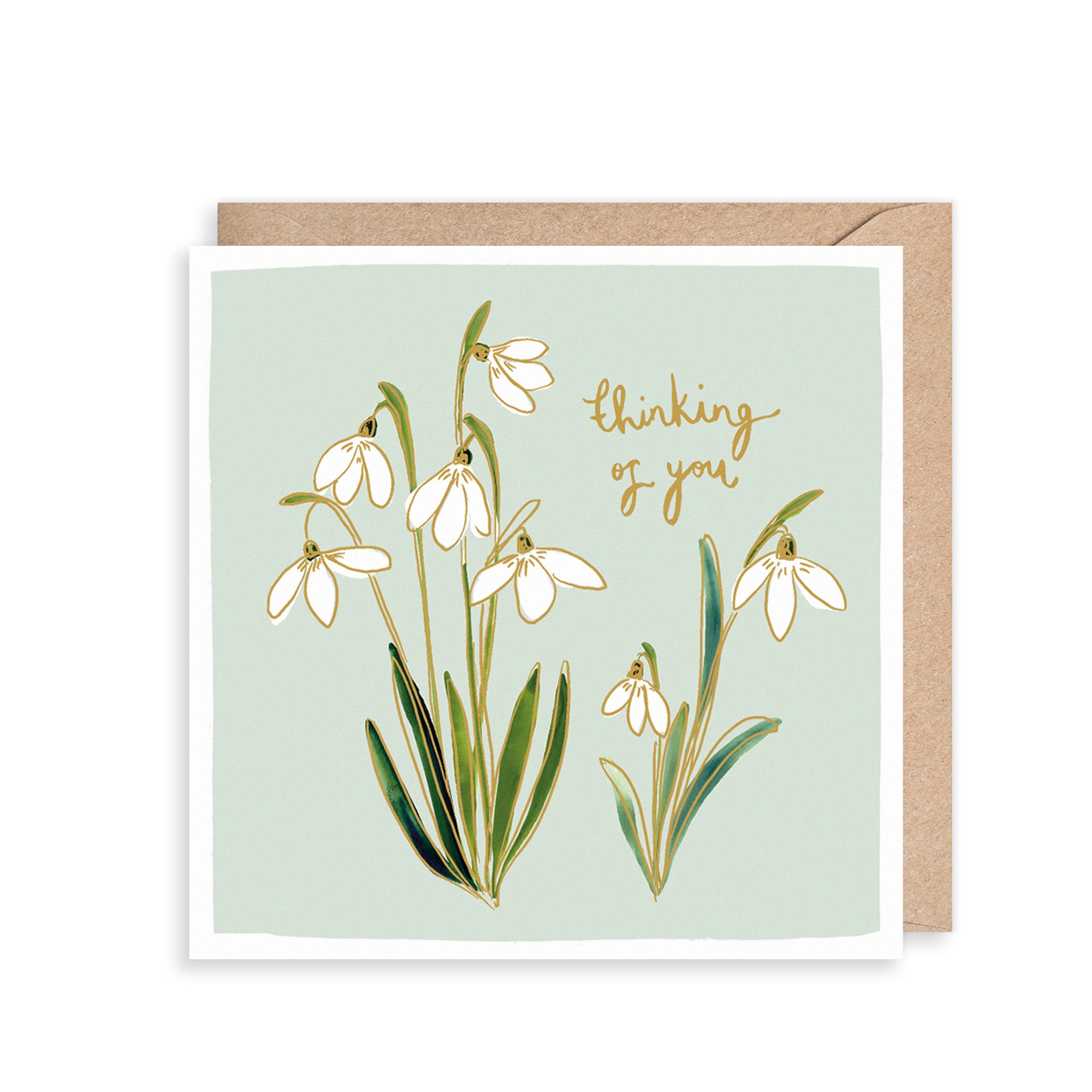 Snowdrops Thinking of You Card
