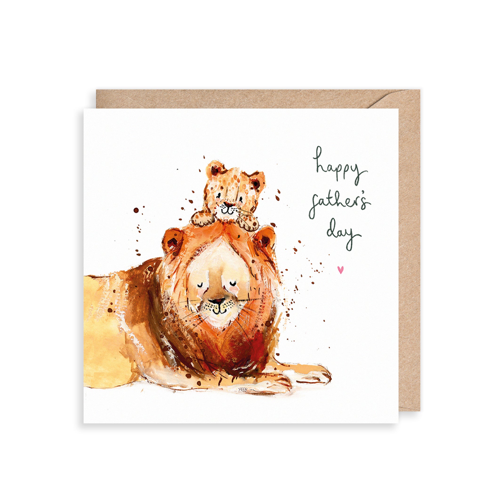 Lions Happy Father's Day Card