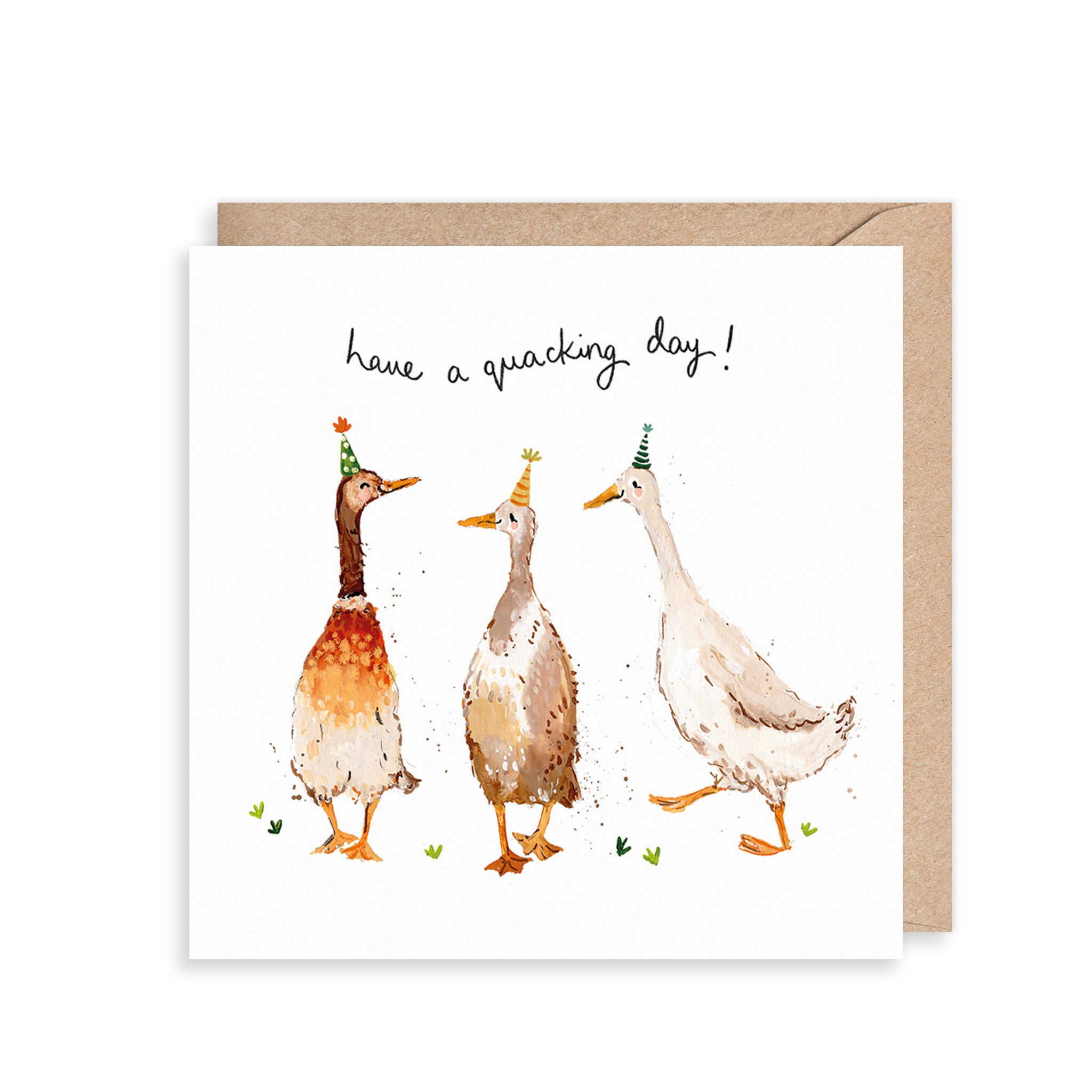 Ducks Quacking Day! Birthday Card