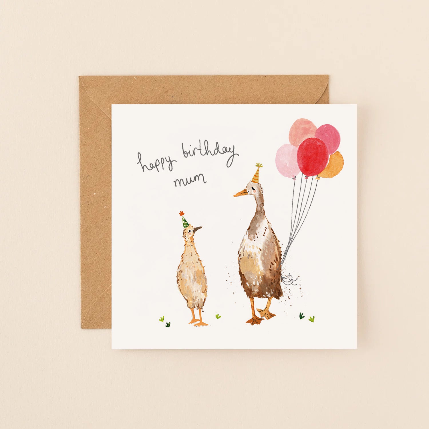 Ducks Mum Birthday Card