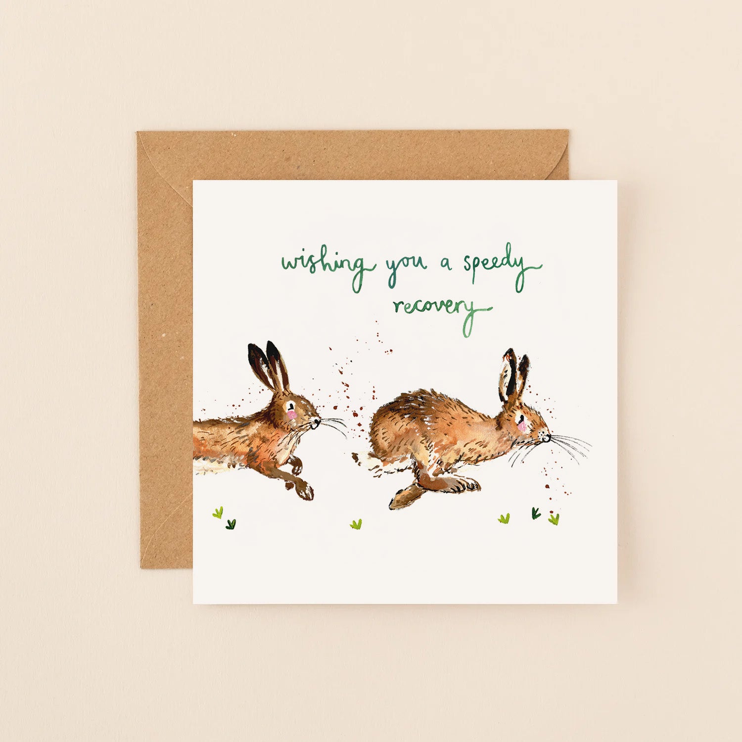 Hares Speedy Recovery Card