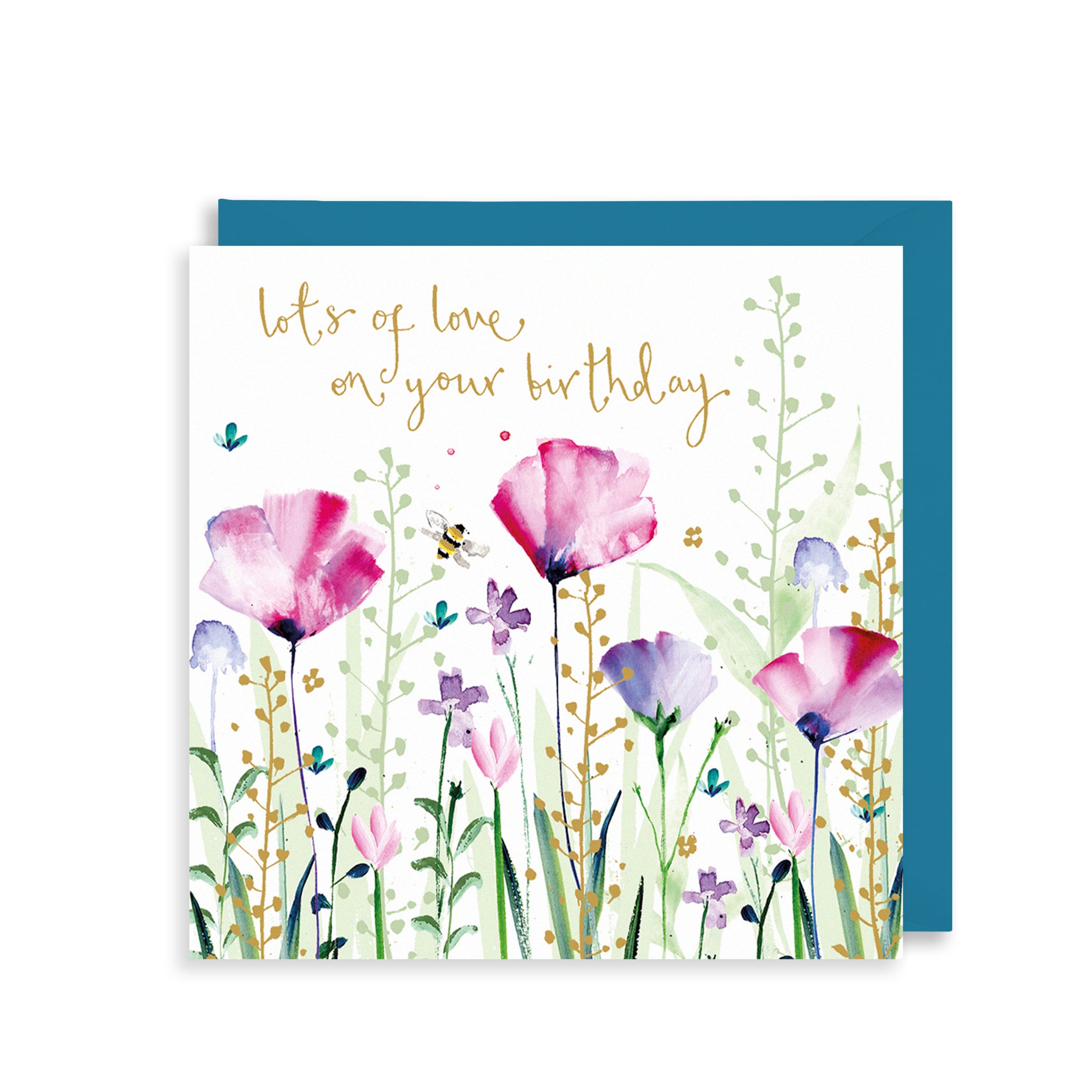 Flowers Happy Birthday Card