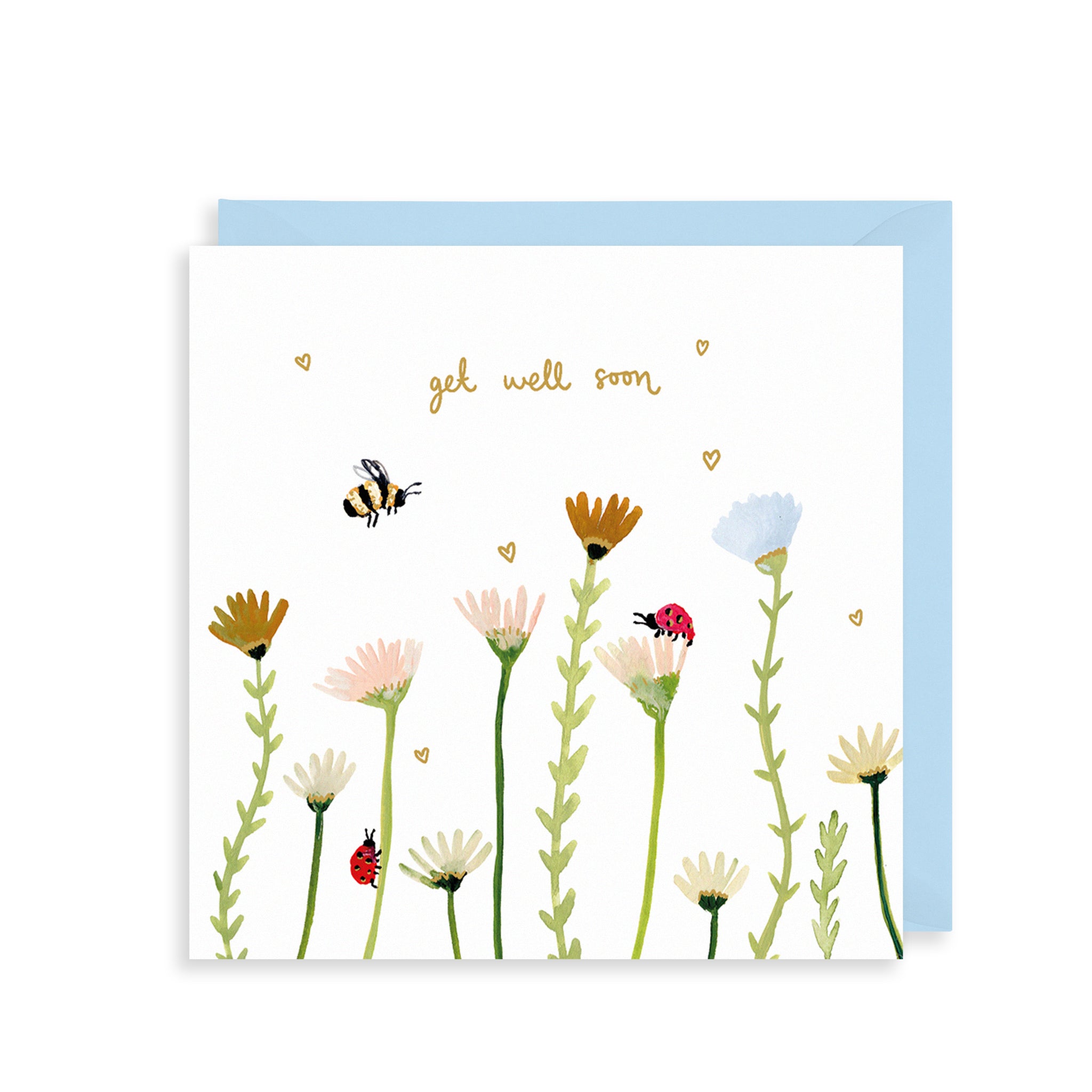 Flowers Get Well Soon Card