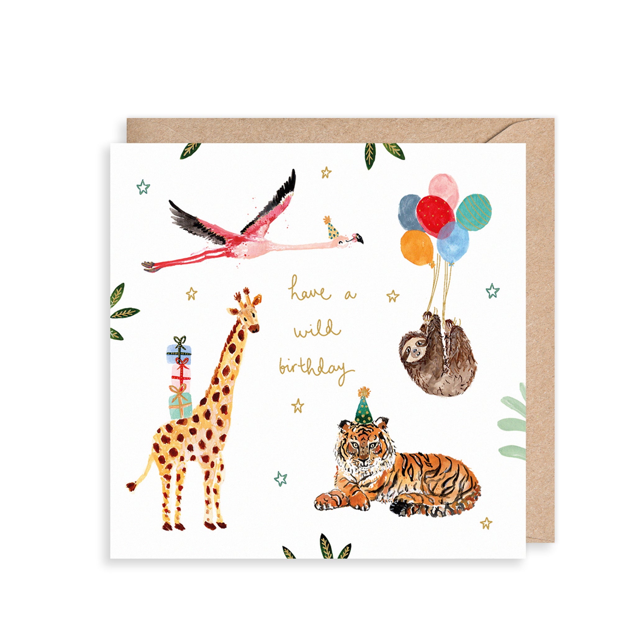 Animal Wild Birthday Card