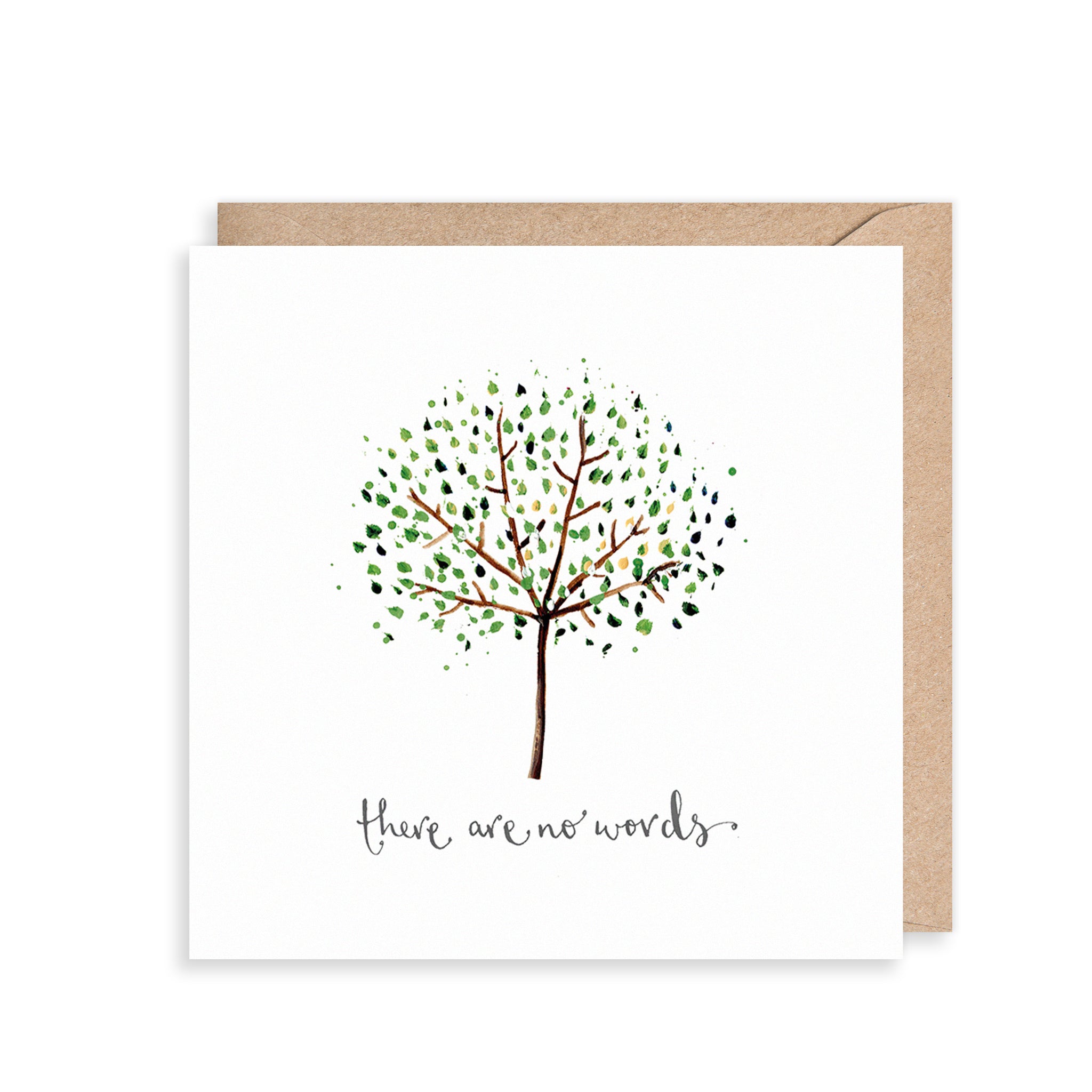 There Are No Words Tree Sympathy Card