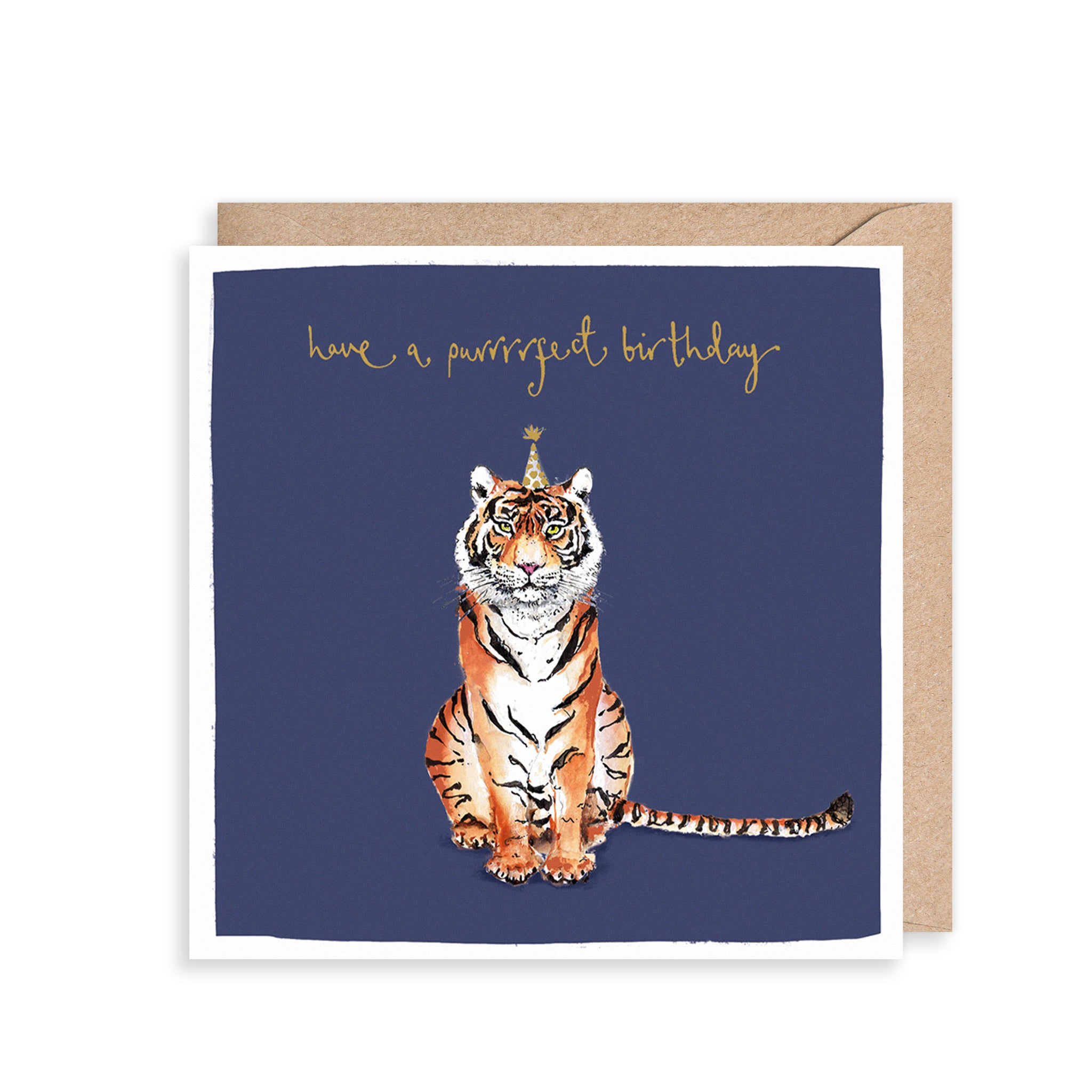 Tiger Birthday Card