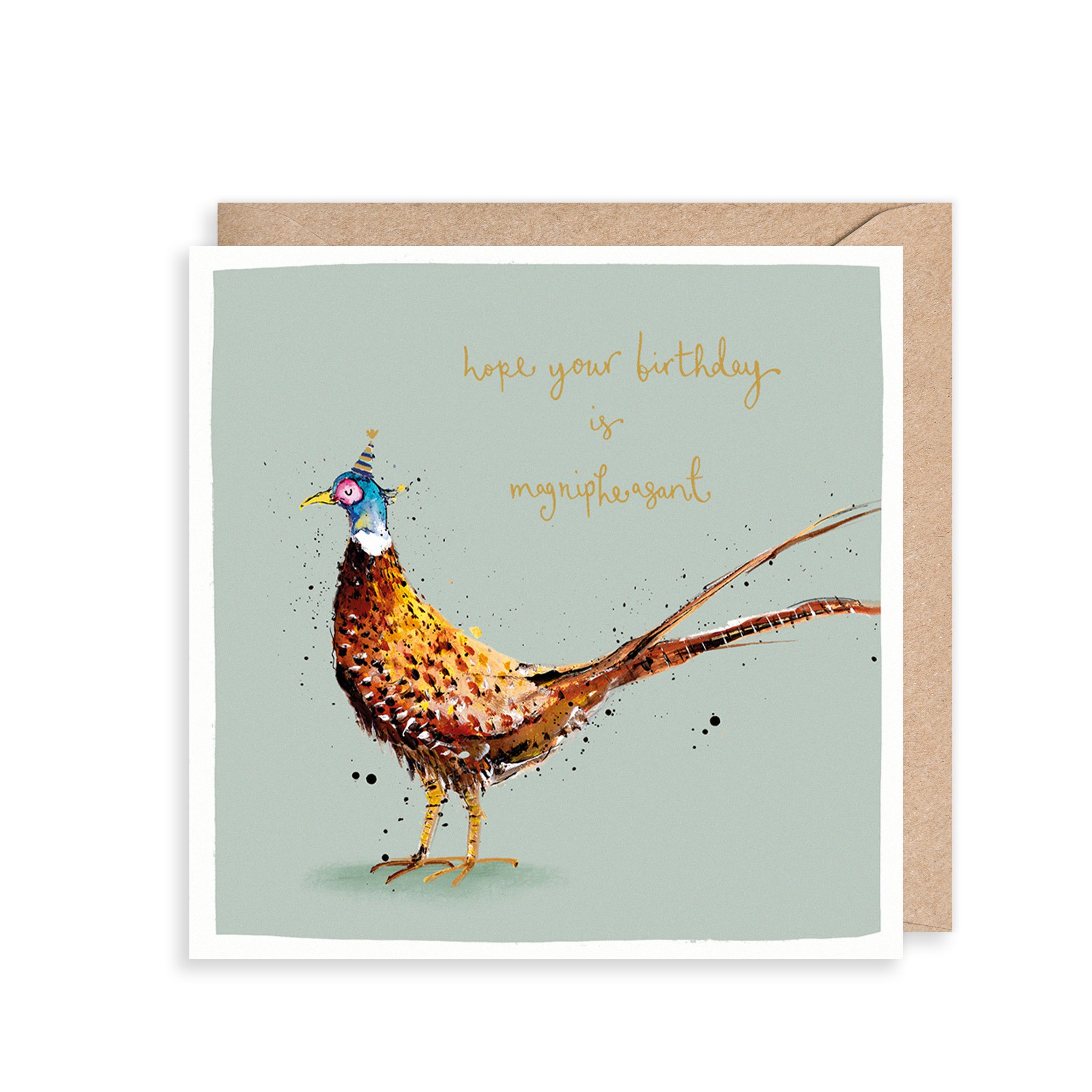 Pheasant Birthday Card