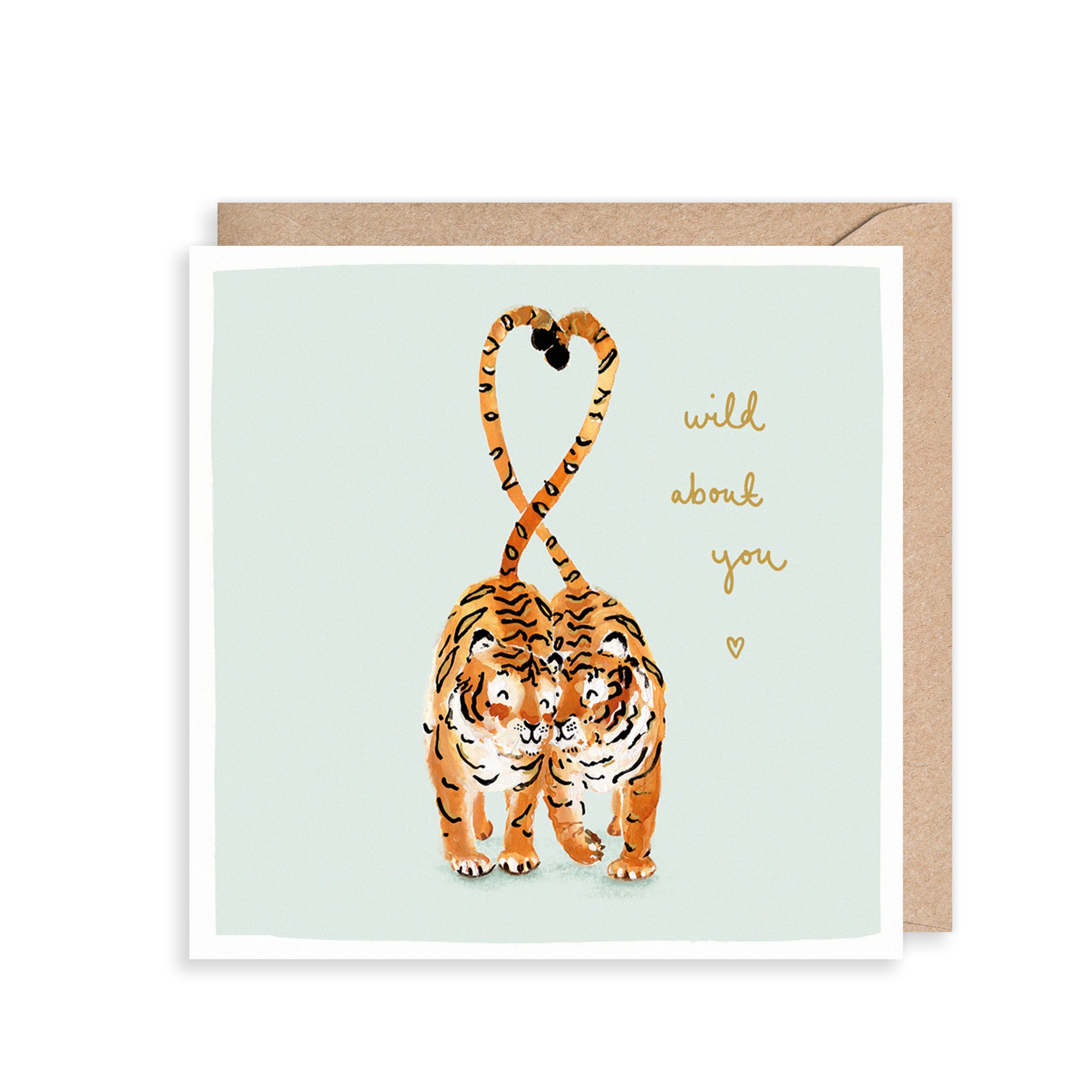 Tigers Wild About You Card
