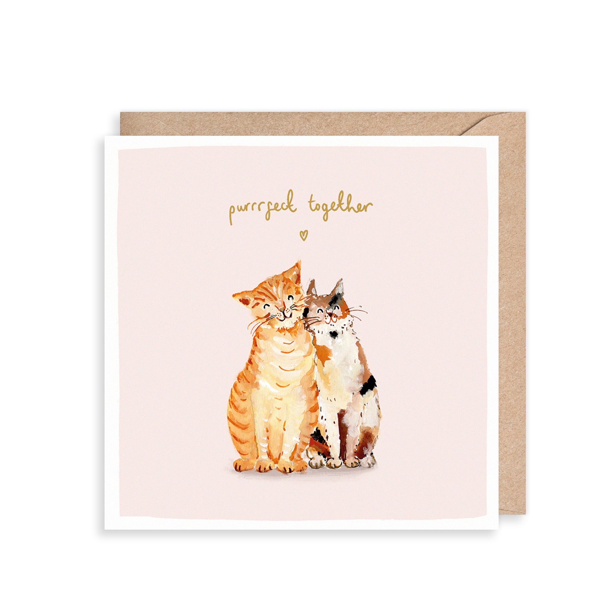 Cats Purrrfect Together Card