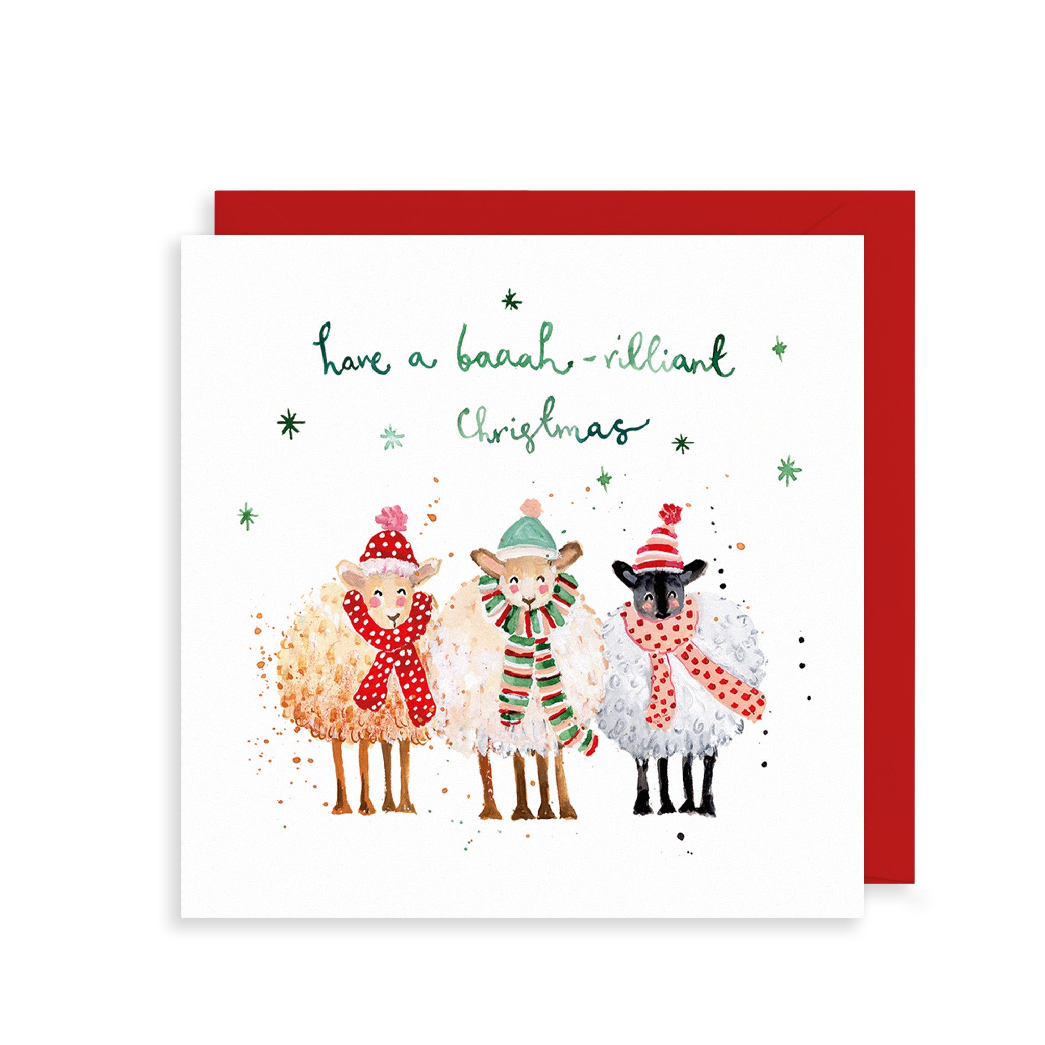 Sheep Baaah-rilliant Christmas Card