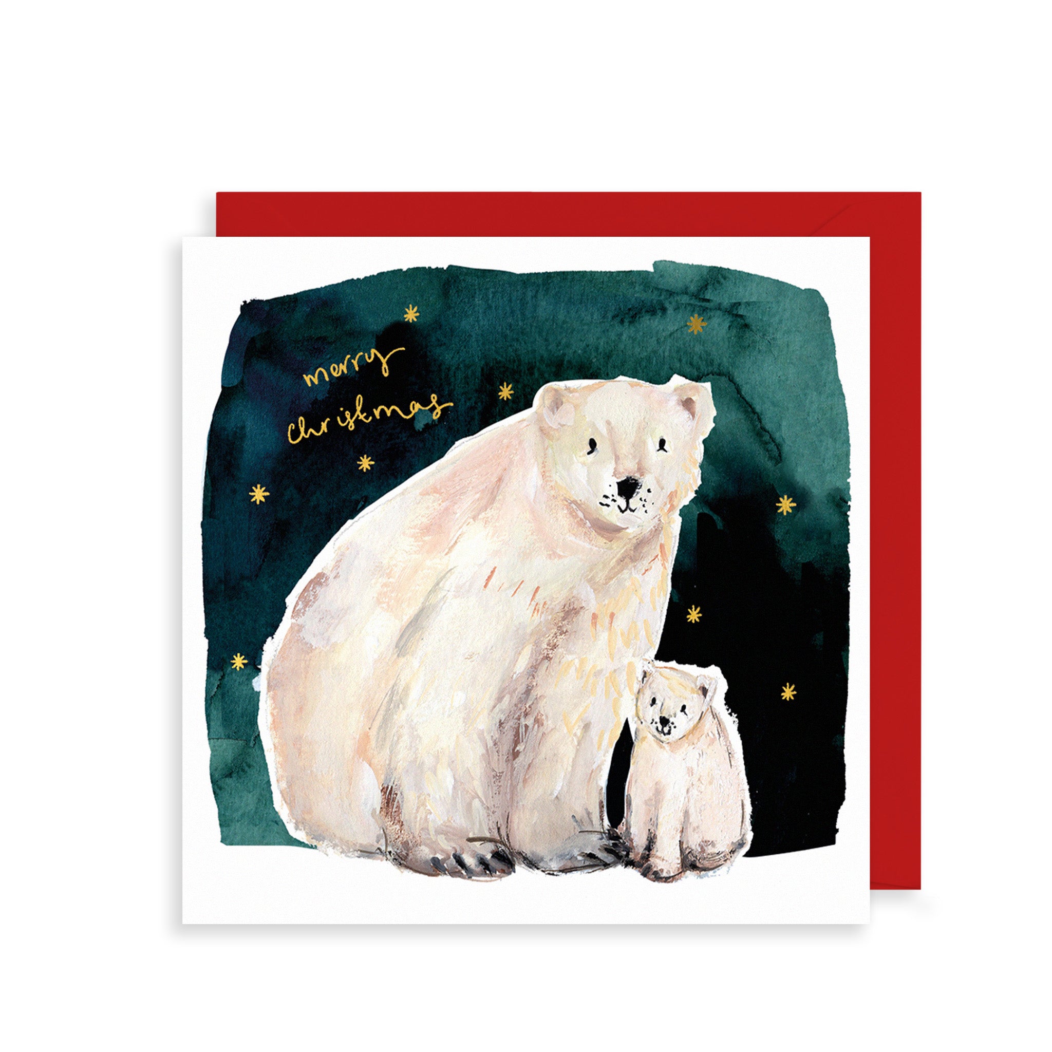 Polar Bears Christmas Card