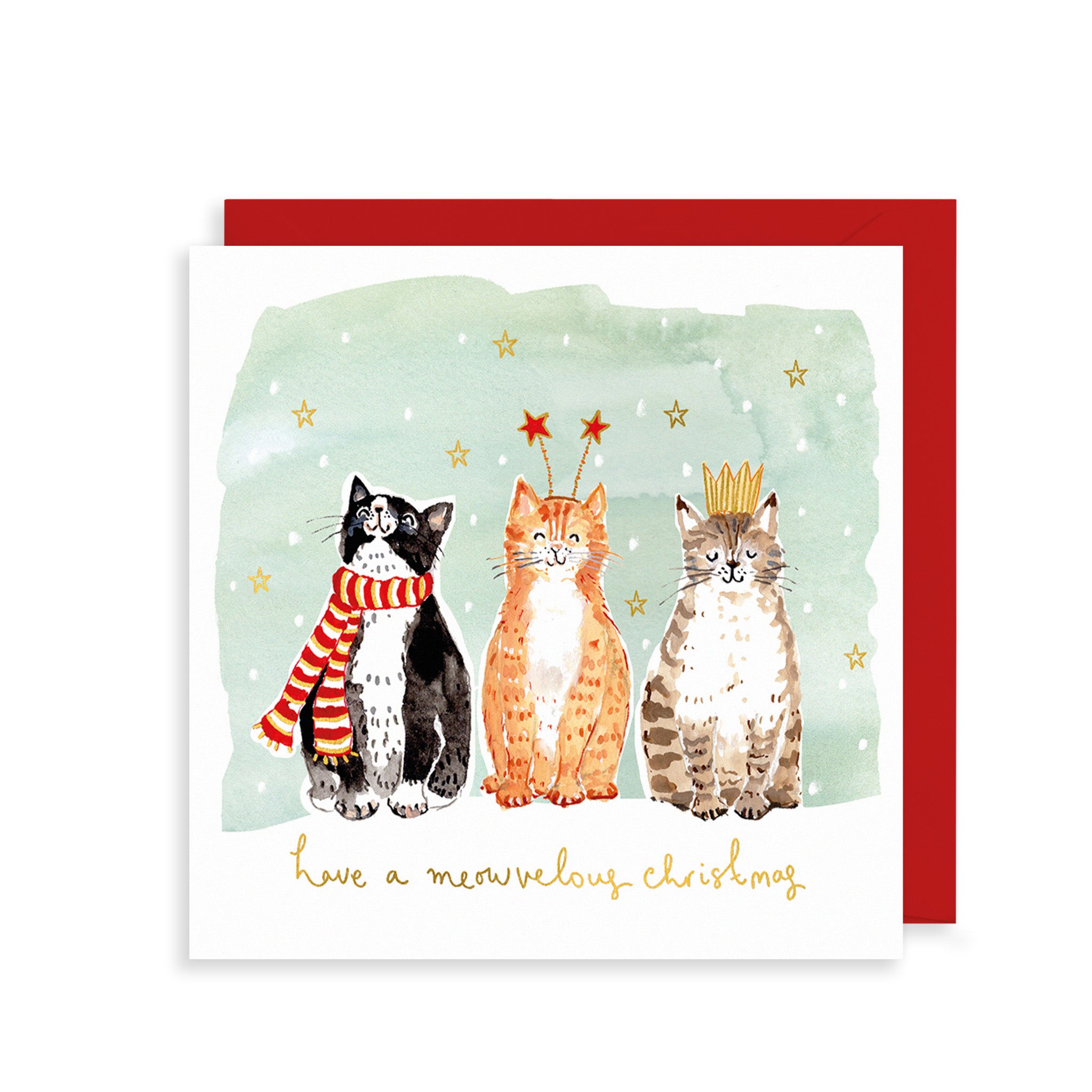 Cats Meowvelous Christmas Card