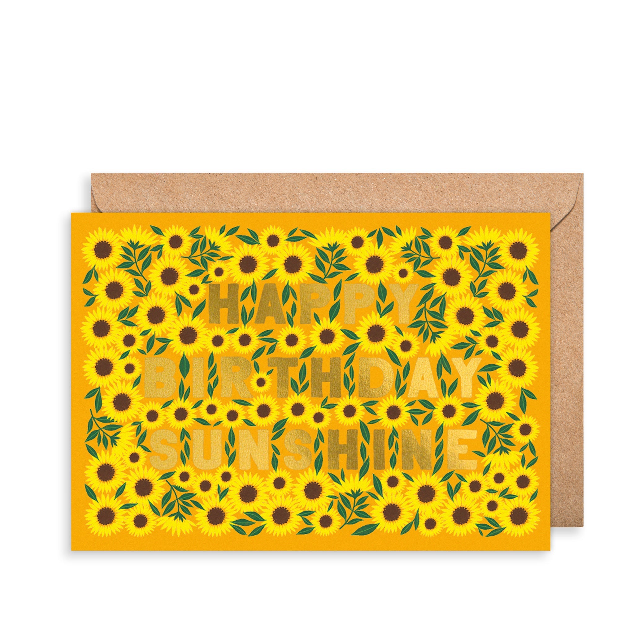 Sunshine Sunflowers Birthday Card