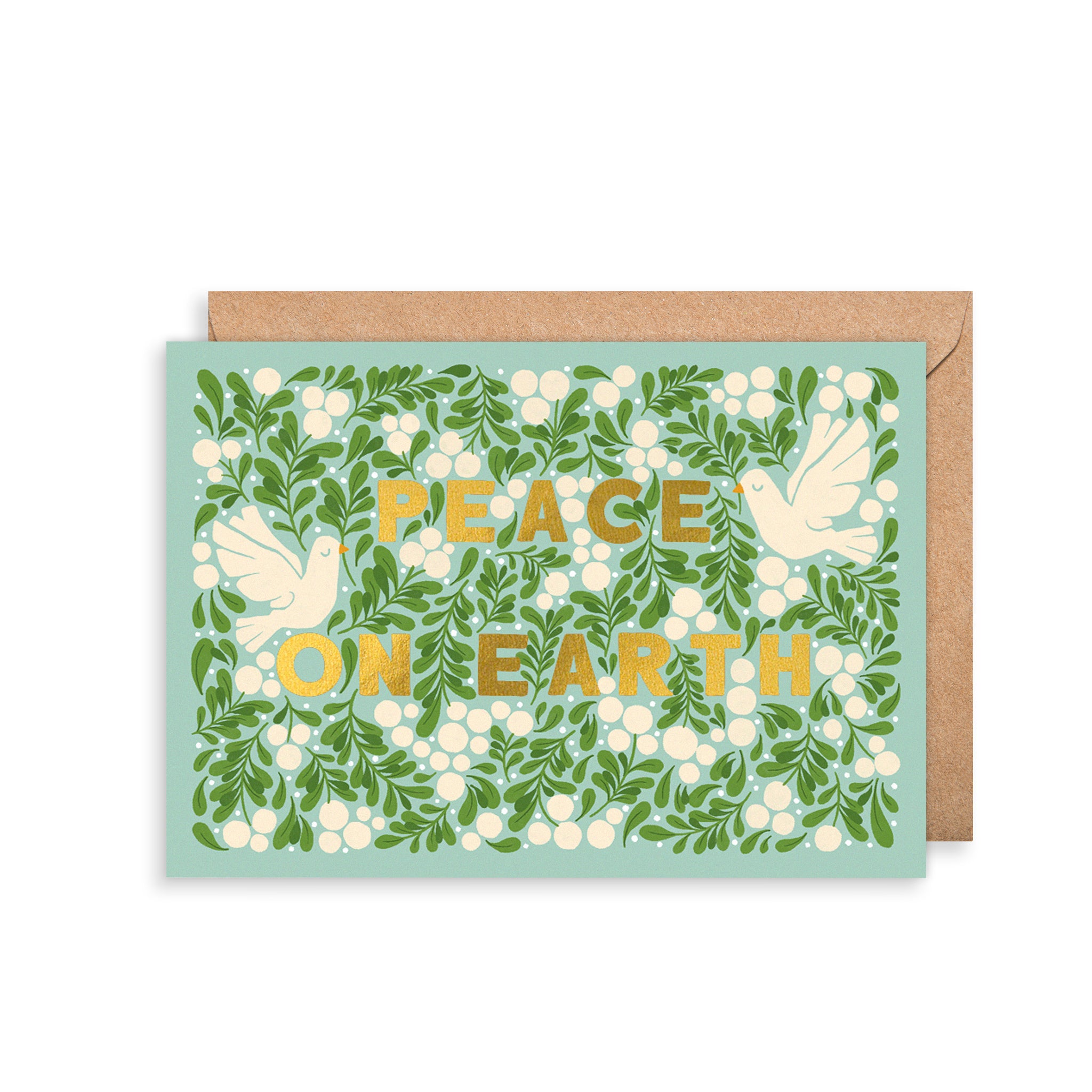 Peace on Earth Single Christmas Card