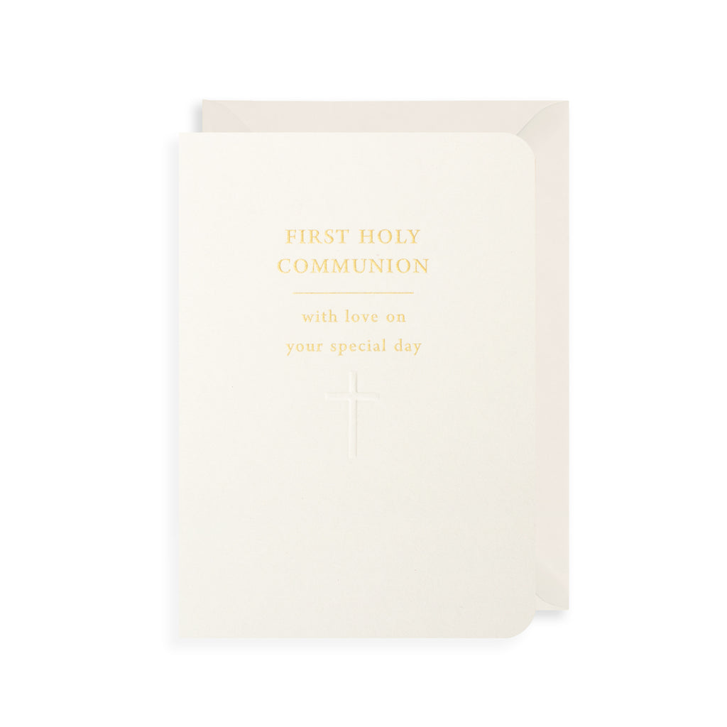 First Communion Greetings Card The Art File