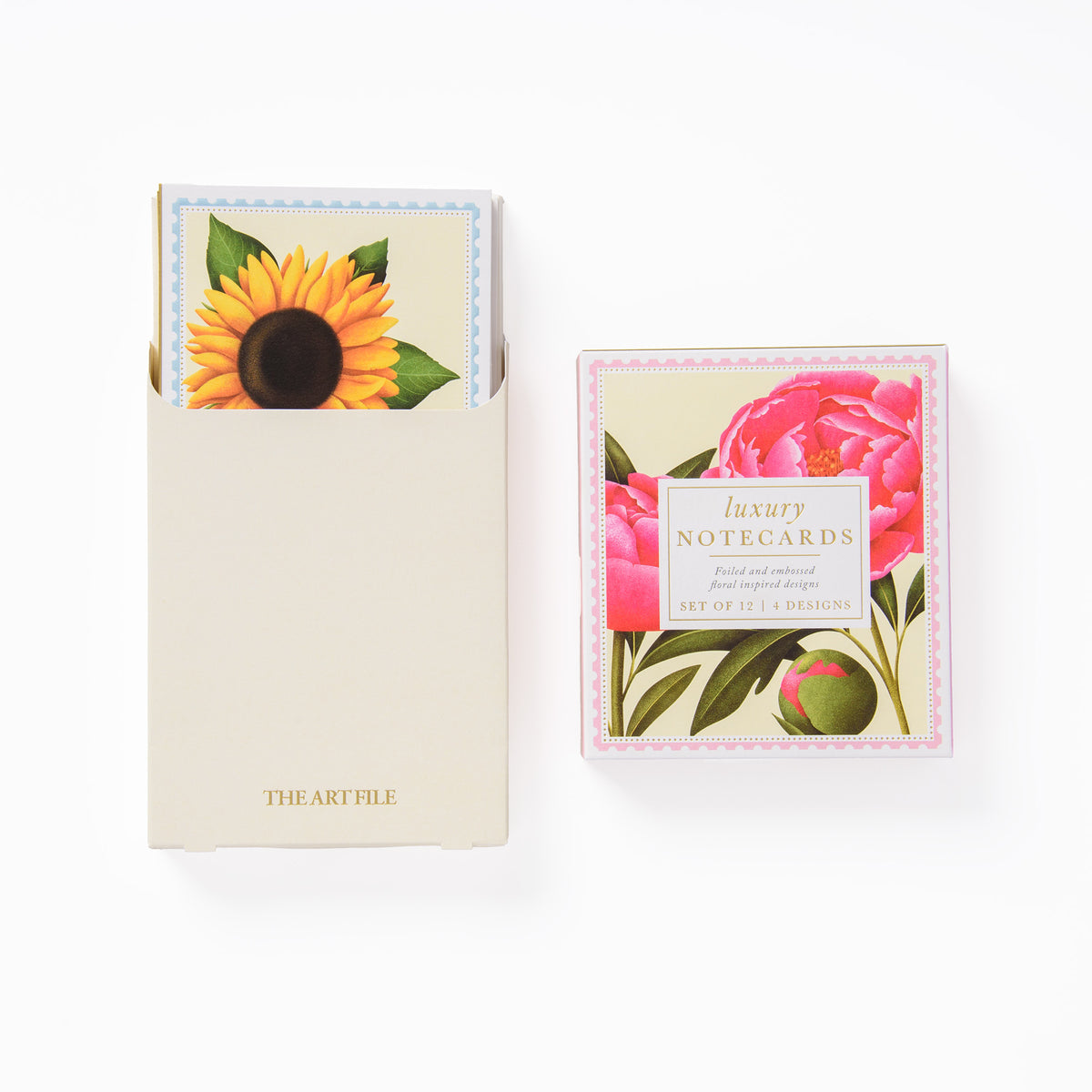 12 Luxury Notecard Box - Colourburst Florals | NCL01