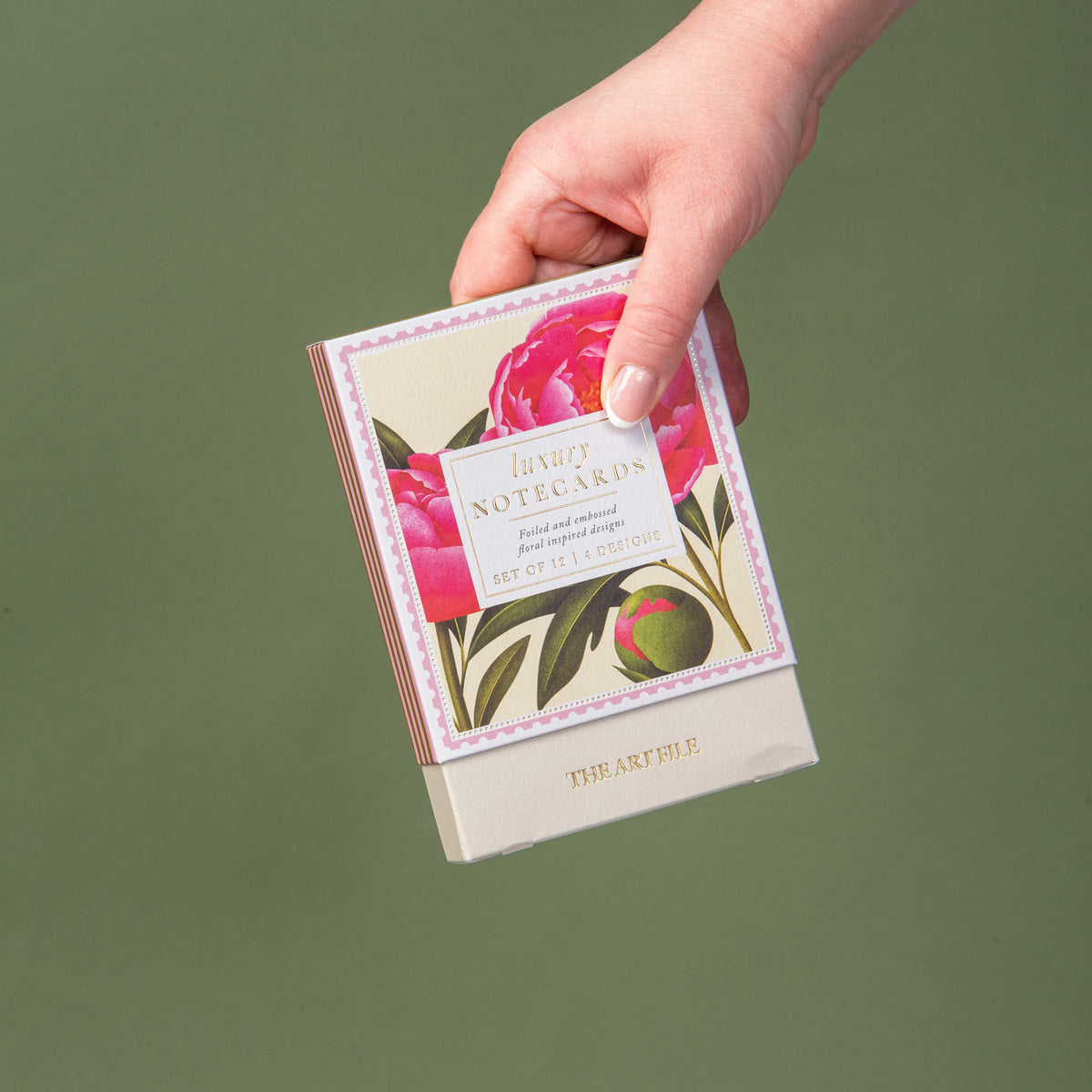 12 Luxury Notecard Box - Colourburst Florals | NCL01