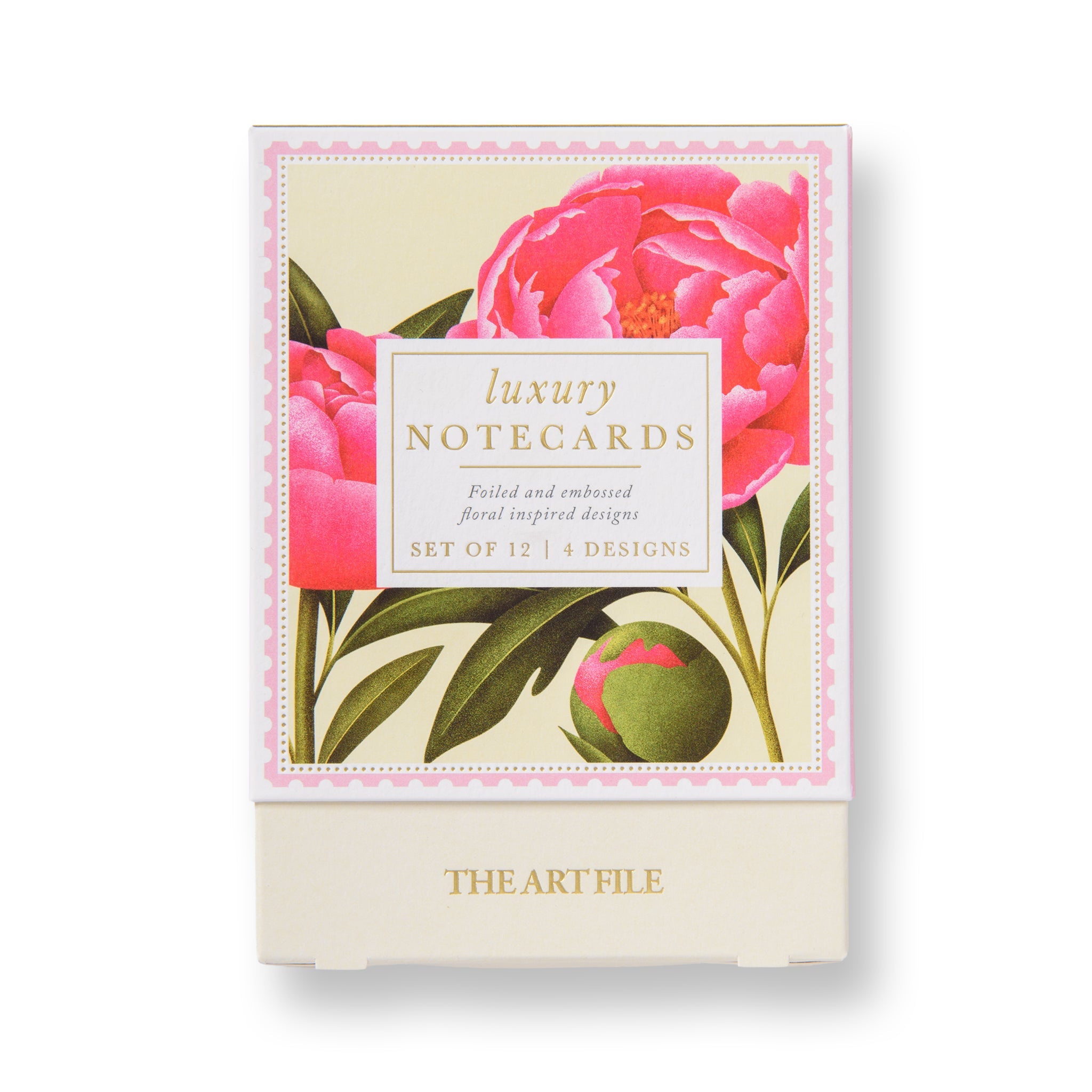 12 Luxury Notecard Box - Colourburst Florals