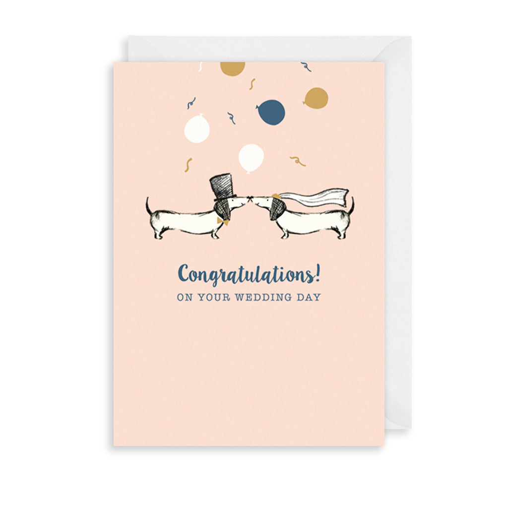 Wedding Day Greetings Card The Art File