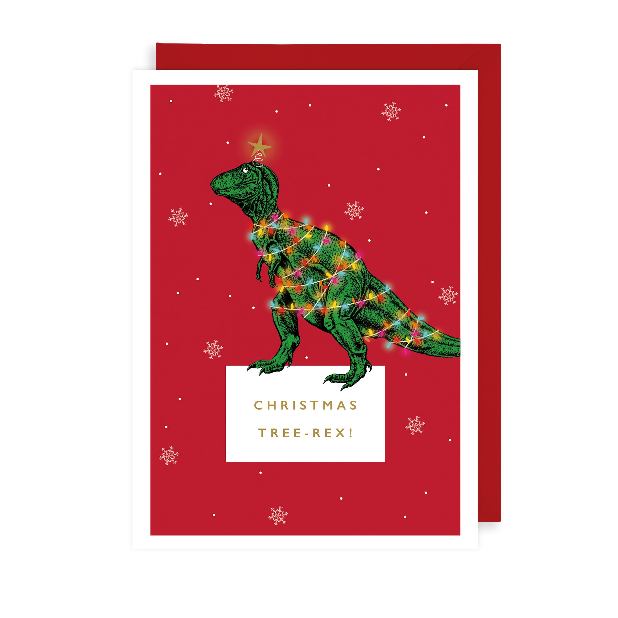 Christmas Tree-Rex Christmas Card