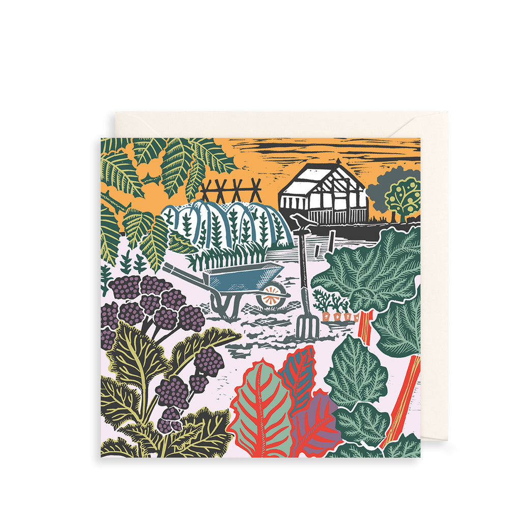 Allotment Greetings Card The Art File