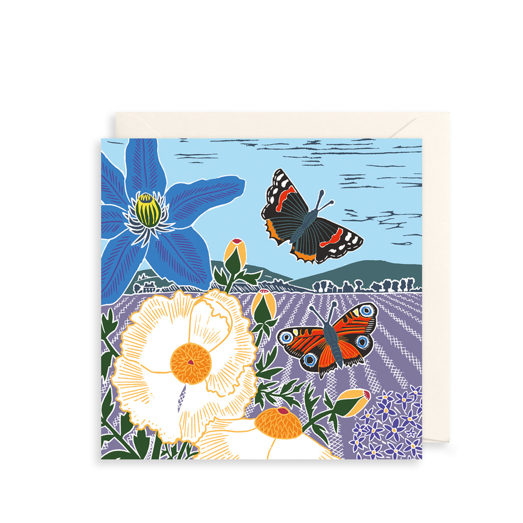 Butterfly Meadow Greetings Card The Art File