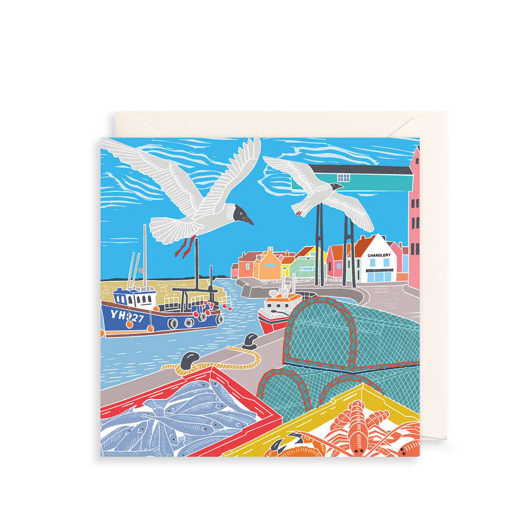 Seagulls Greetings Card The Art File